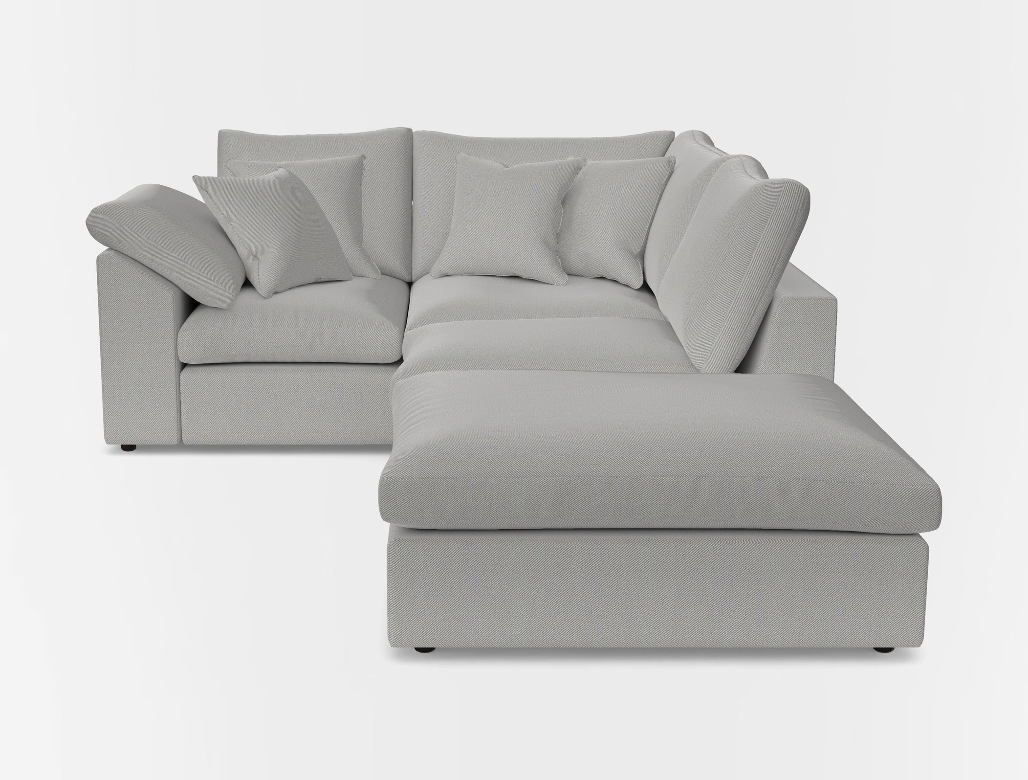 Big softie sloped arm front