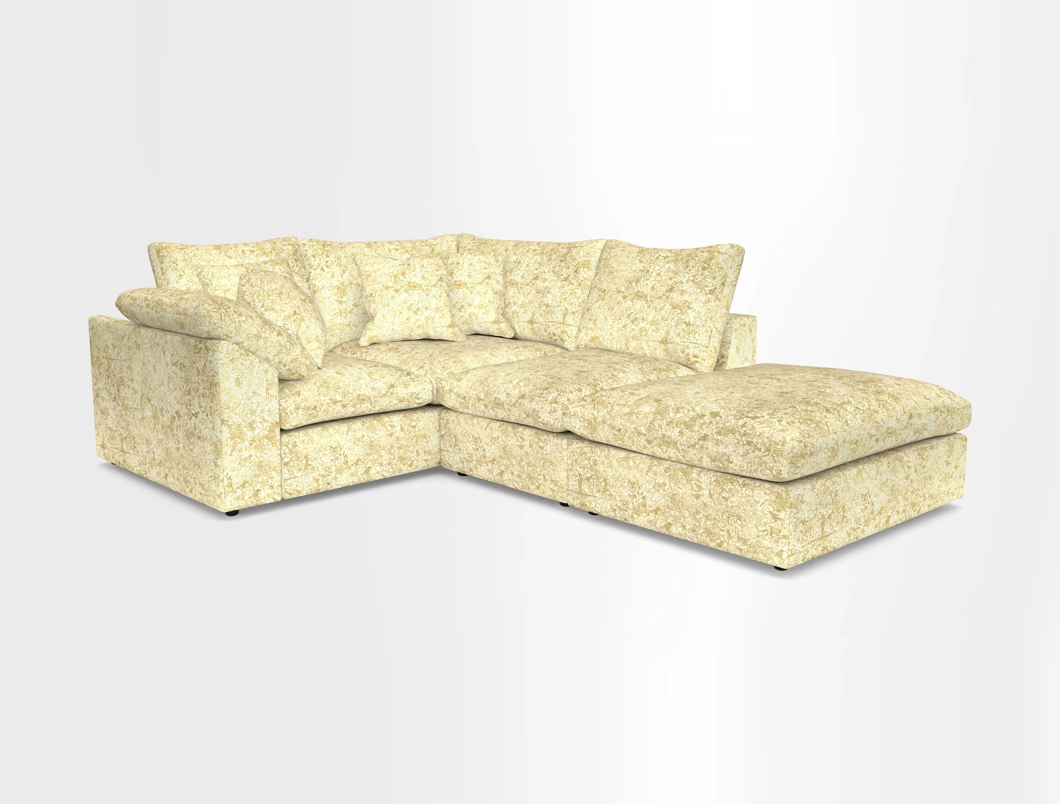 Big Softie Sloped Arm Small Corner Group LHF in Sahara Chalk