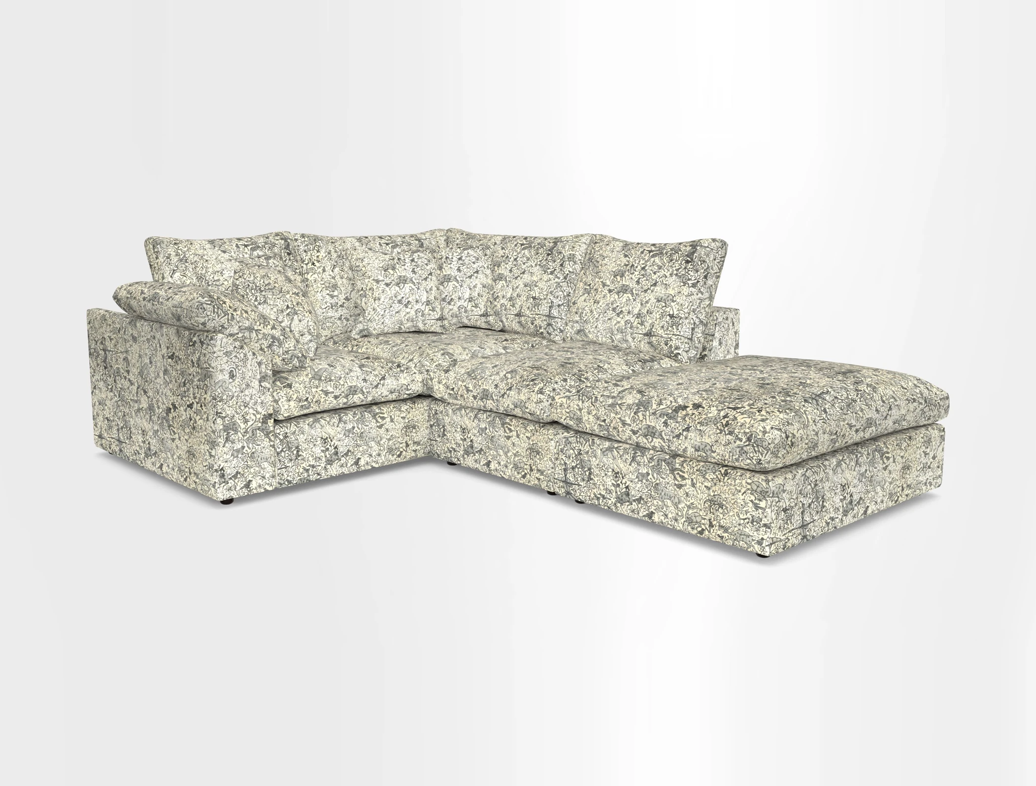 Big Softie Sloped Arm Small Corner Group LHF in Sahara Chalk
