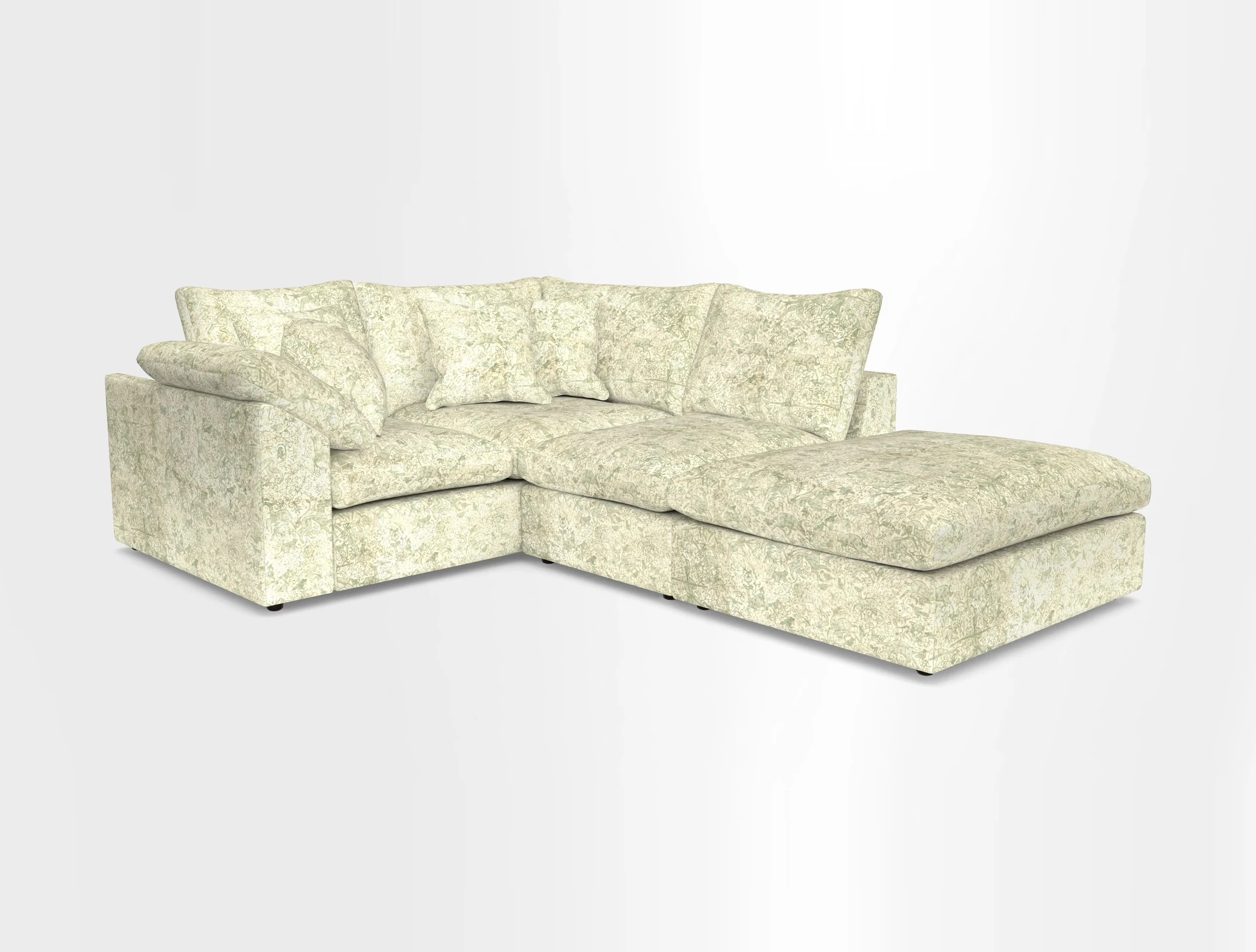 Big Softie Sloped Arm Small Corner Group LHF in Sahara Chalk