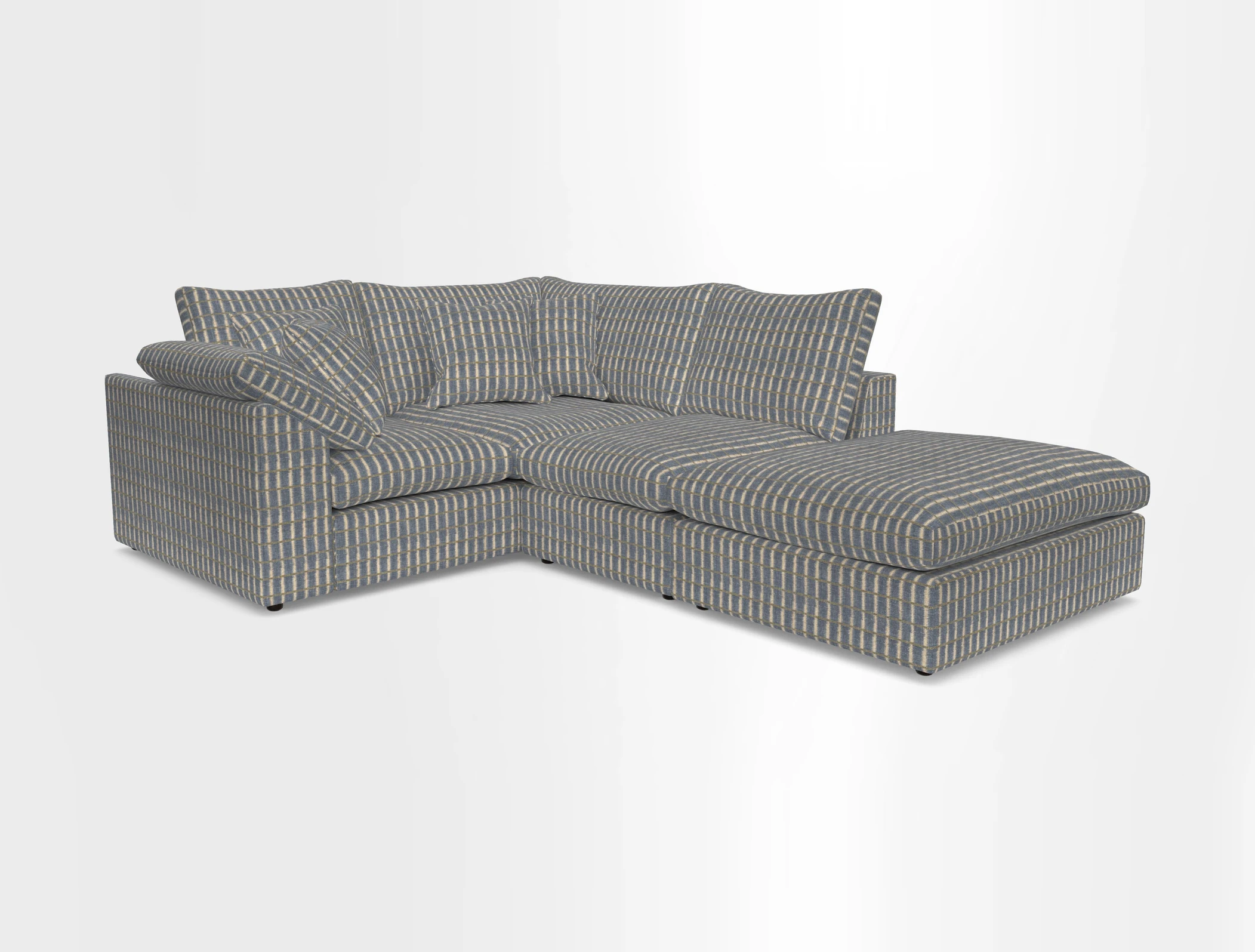 Big Softie Sloped Arm Small Corner Group LHF in Sahara Chalk