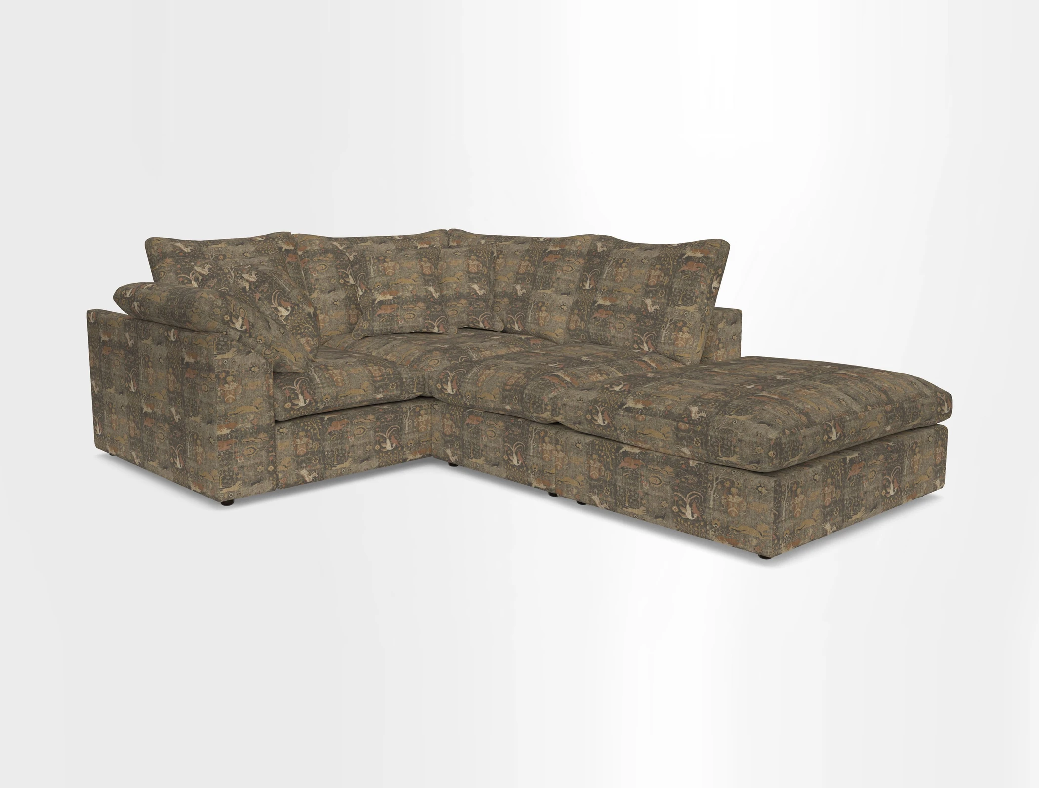 Big Softie Sloped Arm Small Corner Group LHF in Sahara Chalk