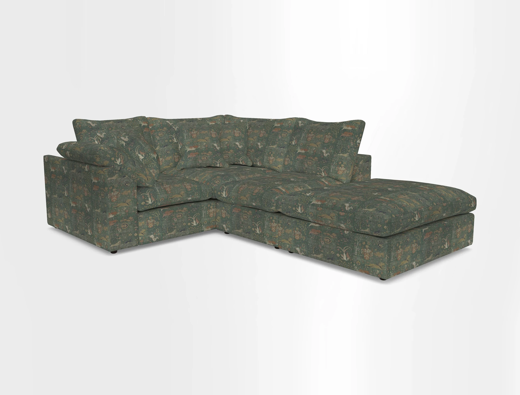 Big Softie Sloped Arm Small Corner Group LHF in Sahara Chalk
