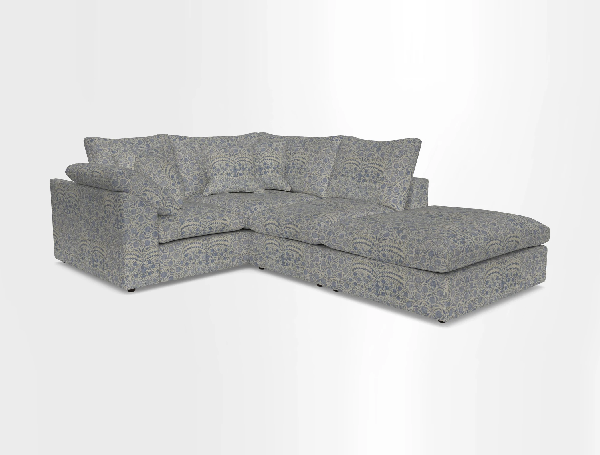 Big Softie Sloped Arm Small Corner Group LHF in Sahara Chalk