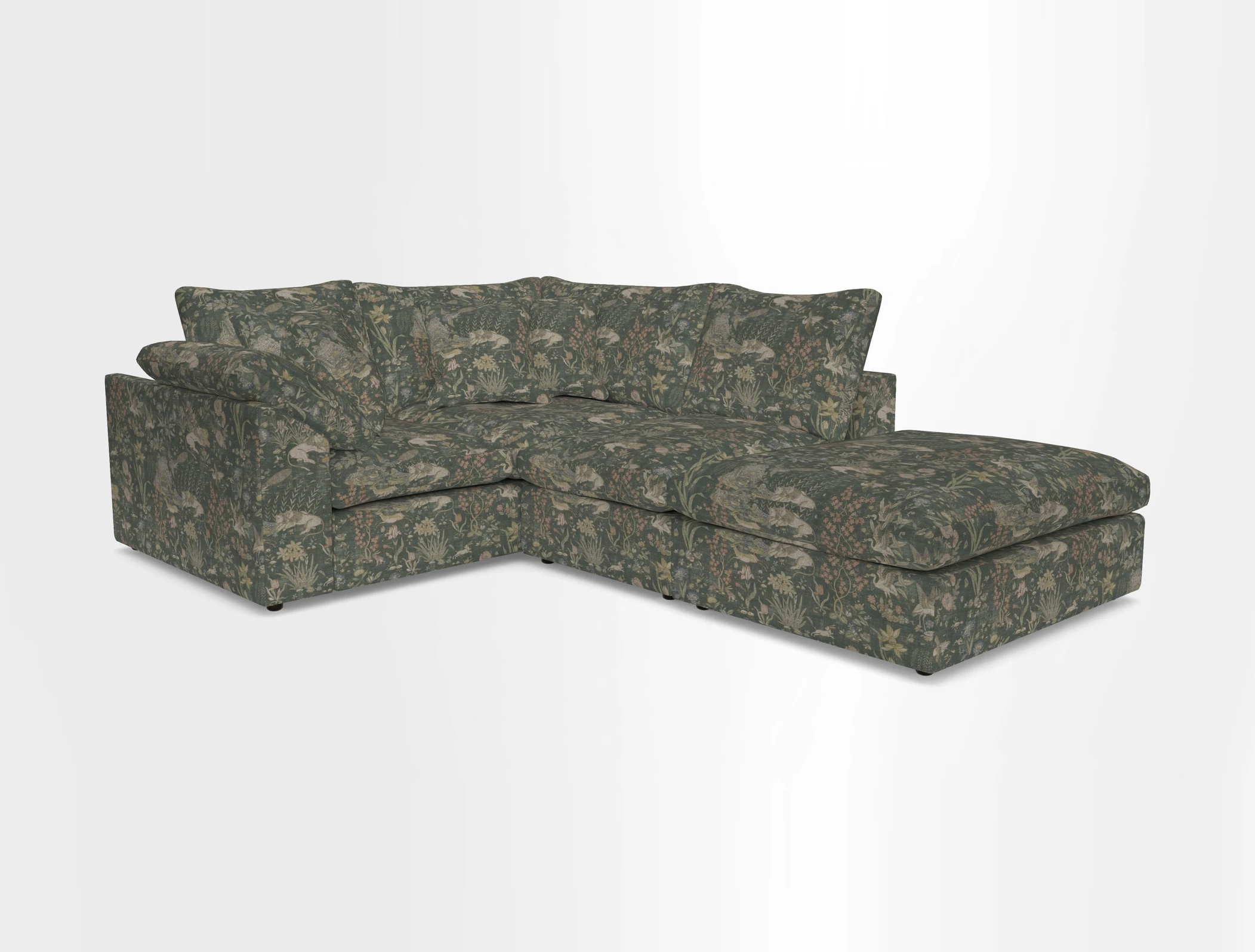 Big Softie Sloped Arm Small Corner Group LHF in Sahara Chalk