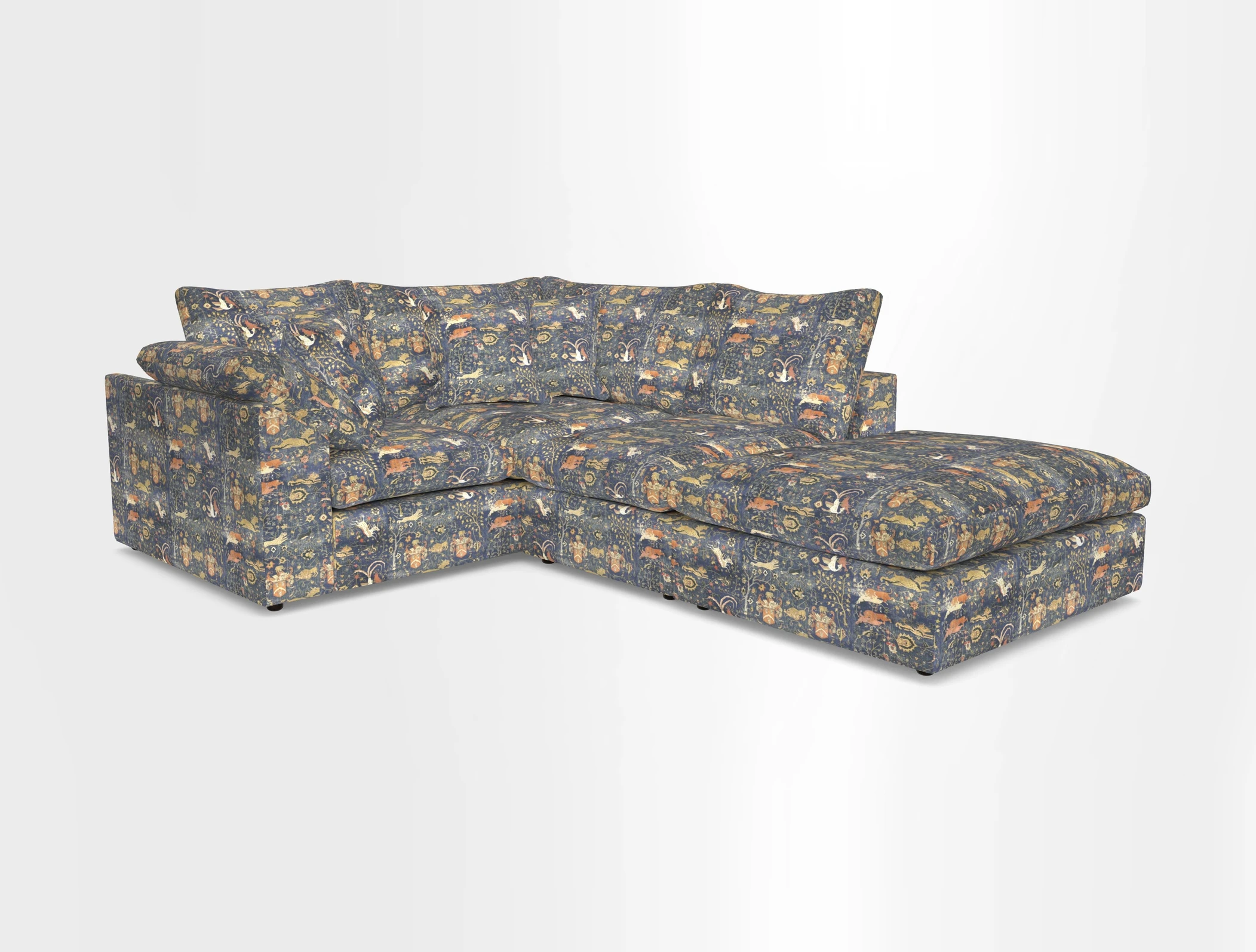 Big Softie Sloped Arm Small Corner Group LHF in Sahara Chalk
