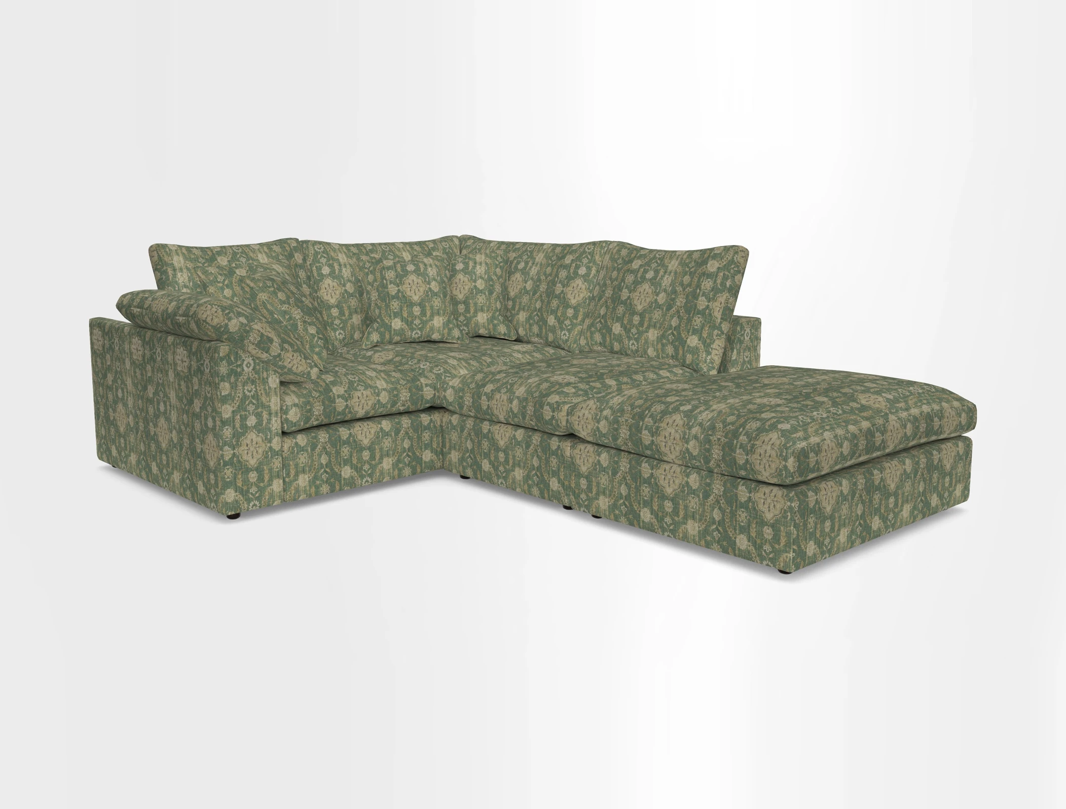 Big Softie Sloped Arm Small Corner Group LHF in Sahara Chalk