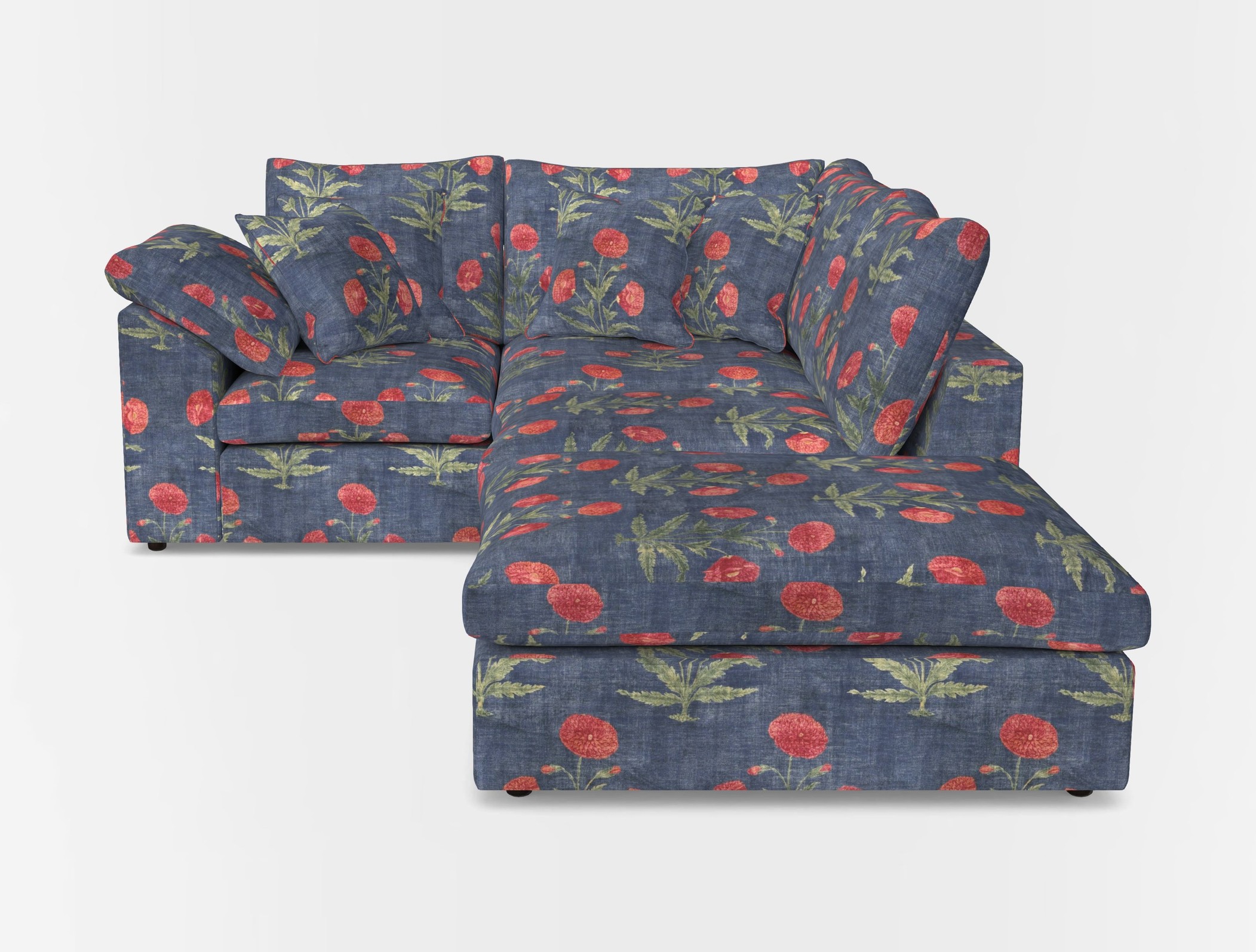Big softie sloped arm front