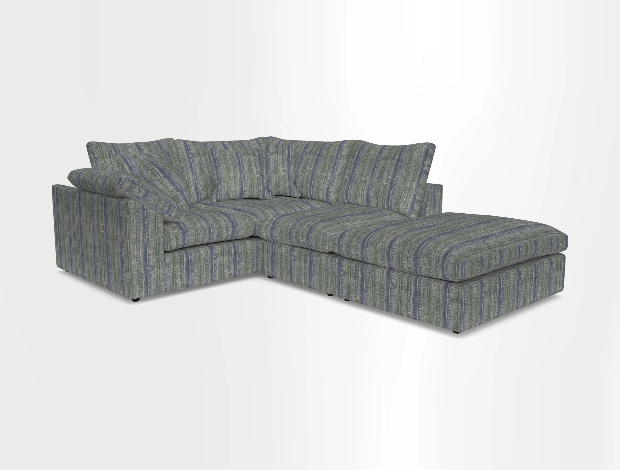 Big Softie Sloped Arm Small Corner Group LHF in Sahara Chalk
