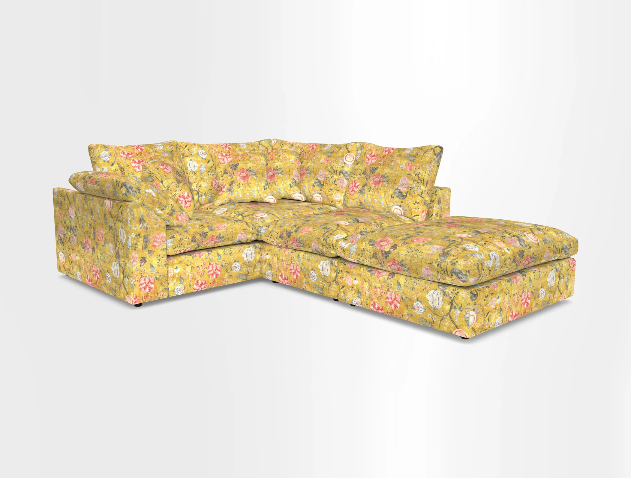 Big Softie Sloped Arm Small Corner Group LHF in Sahara Chalk