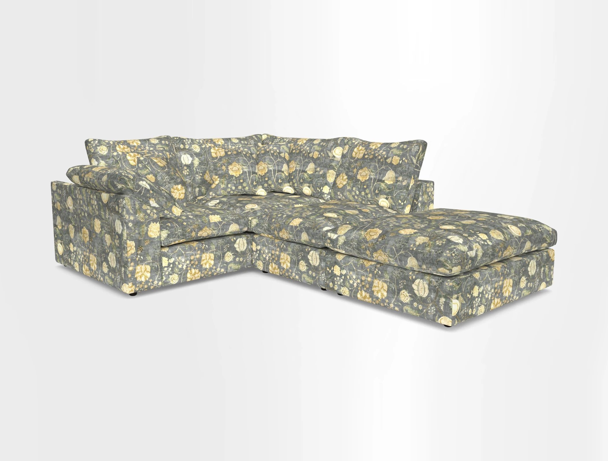 Big Softie Sloped Arm Small Corner Group LHF in Sahara Chalk