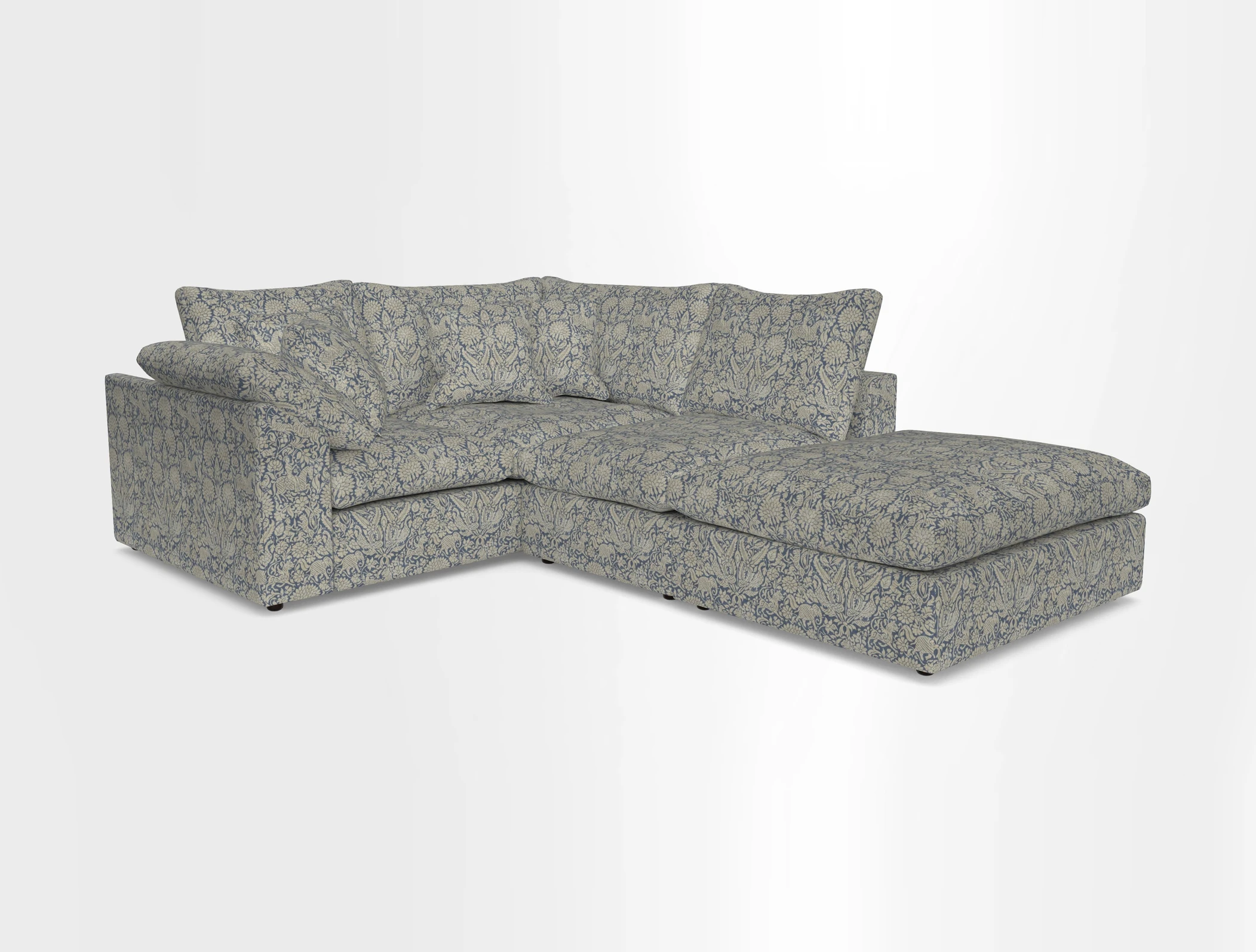 Big Softie Sloped Arm Small Corner Group LHF in Sahara Chalk