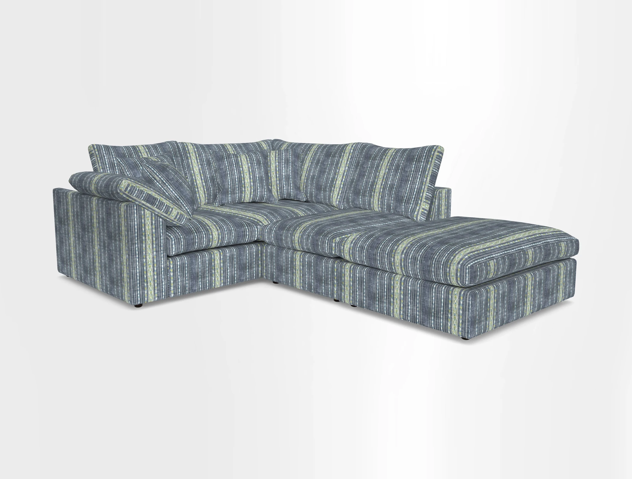 Big Softie Sloped Arm Small Corner Group LHF in Sahara Chalk