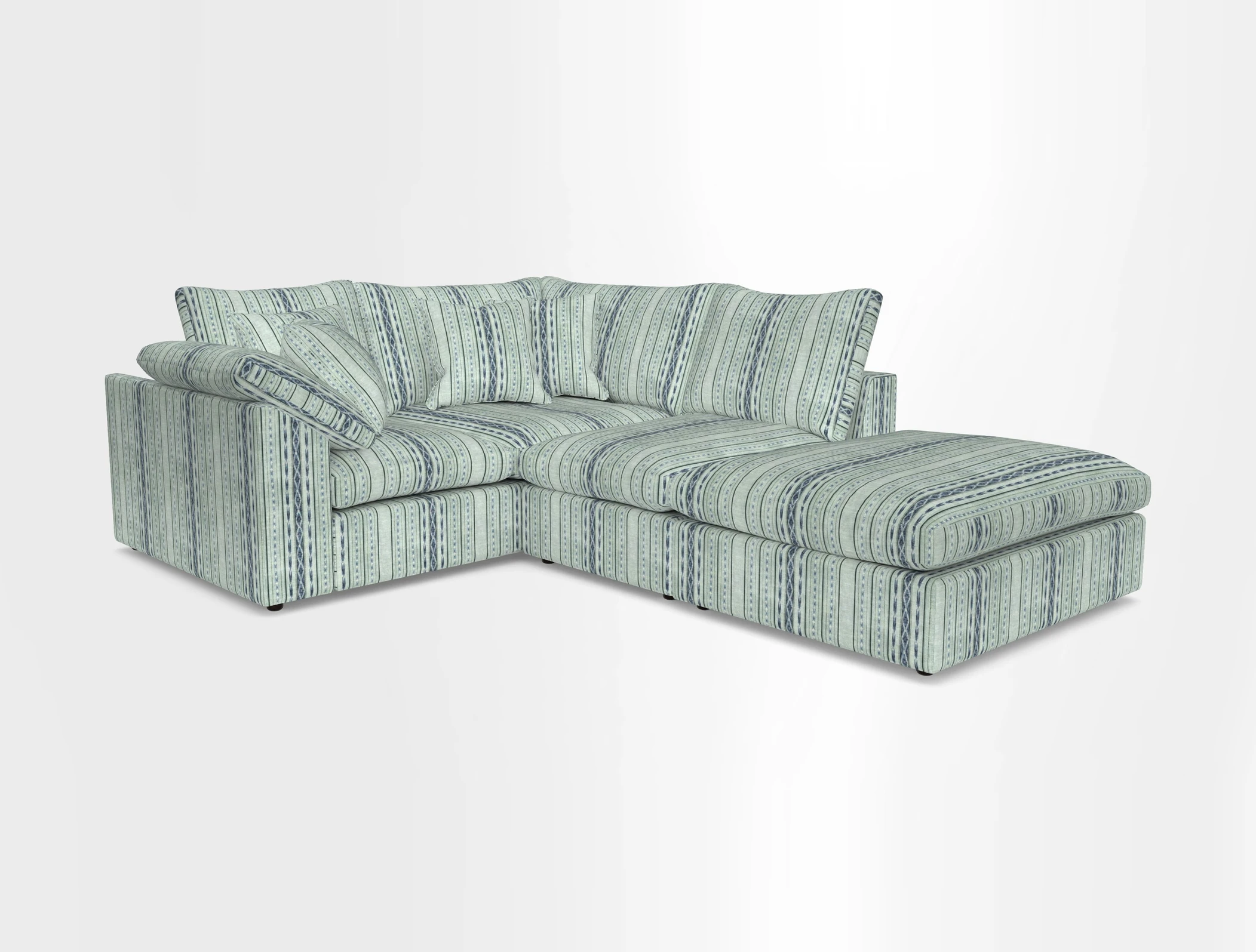 Big Softie Sloped Arm Small Corner Group LHF in Sahara Chalk