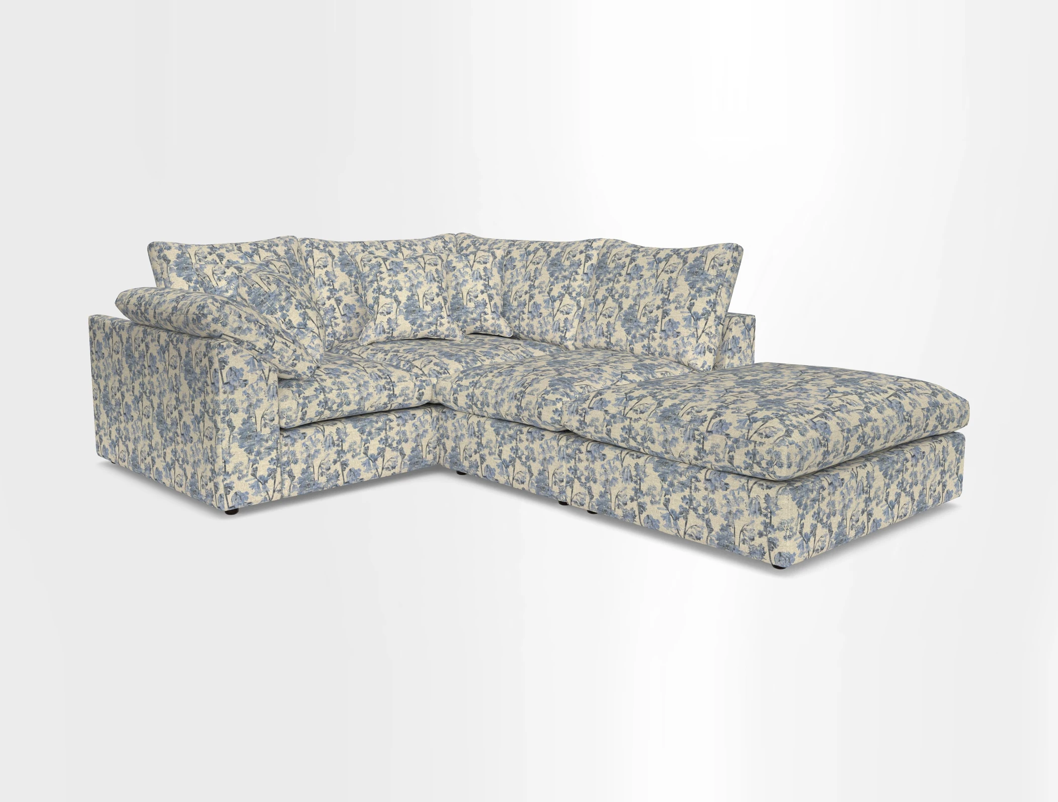 Big Softie Sloped Arm Small Corner Group LHF in Sahara Chalk
