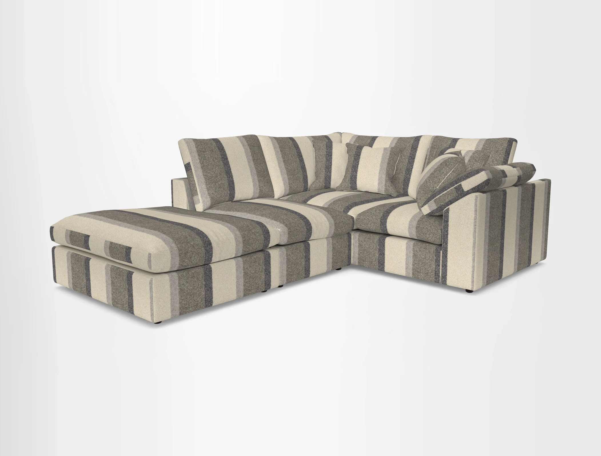 Big Softie Sloped Arm Small Corner Group RHF in Sahara Chalk