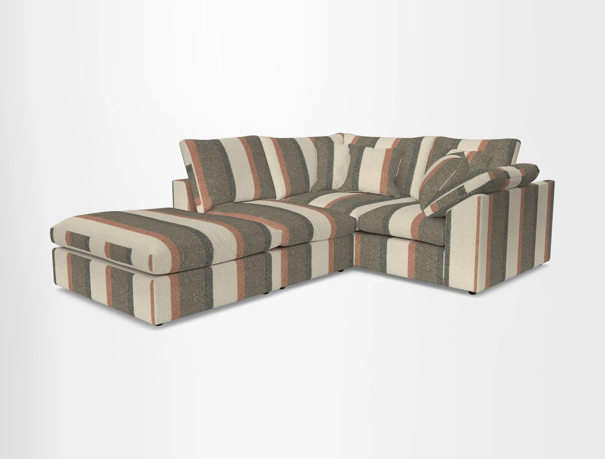 Big Softie Sloped Arm Small Corner Group RHF in Sahara Chalk