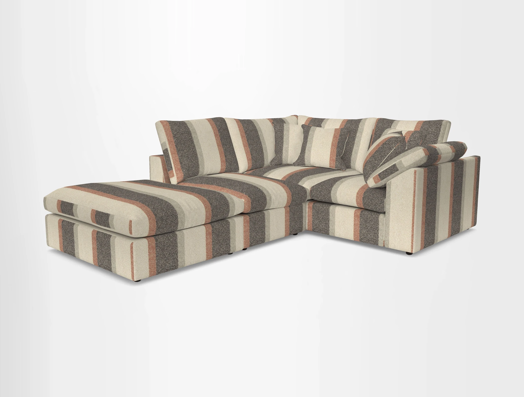 Big Softie Sloped Arm Small Corner Group RHF in Sahara Chalk