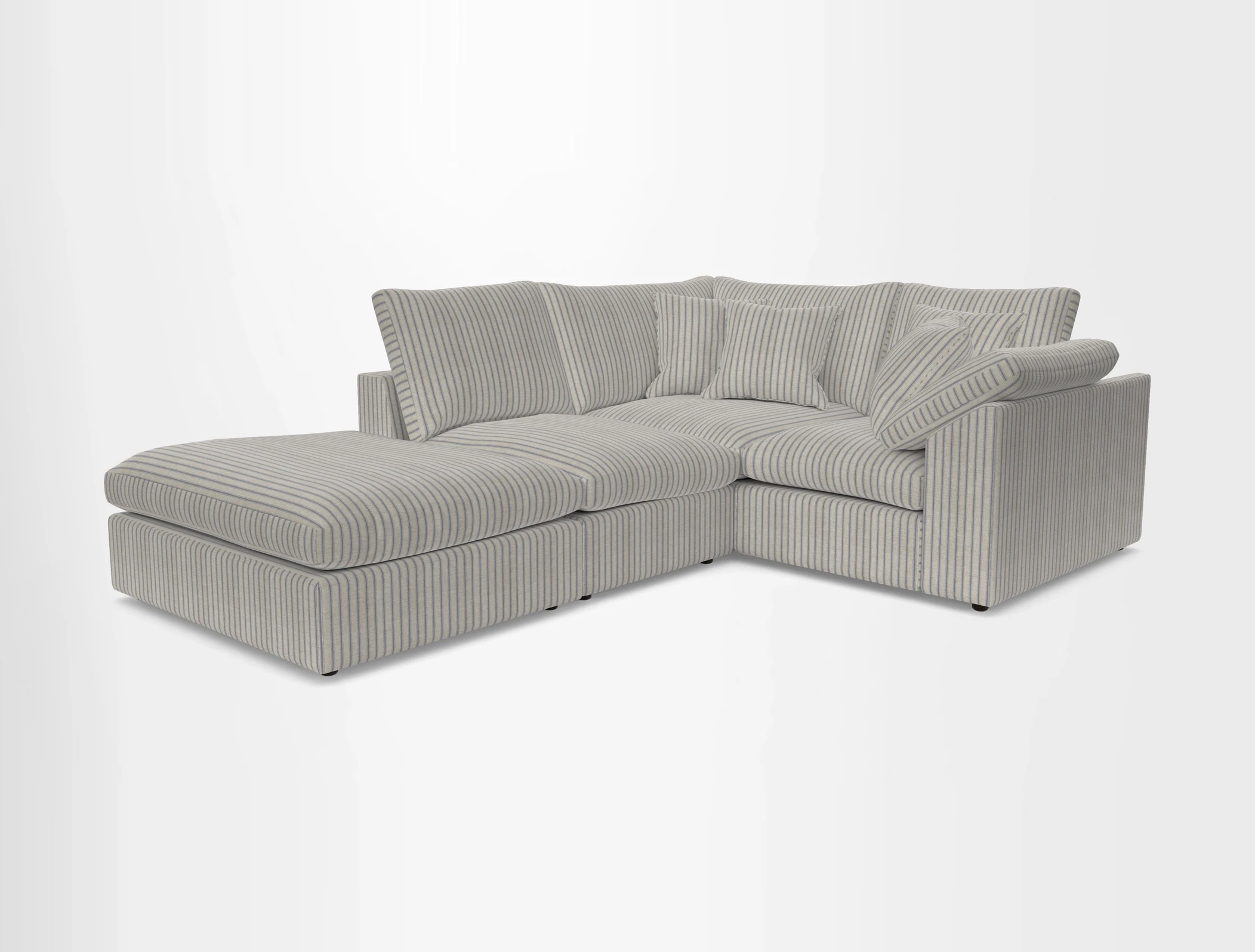 Big Softie Sloped Arm Small Corner Group RHF in Sahara Chalk