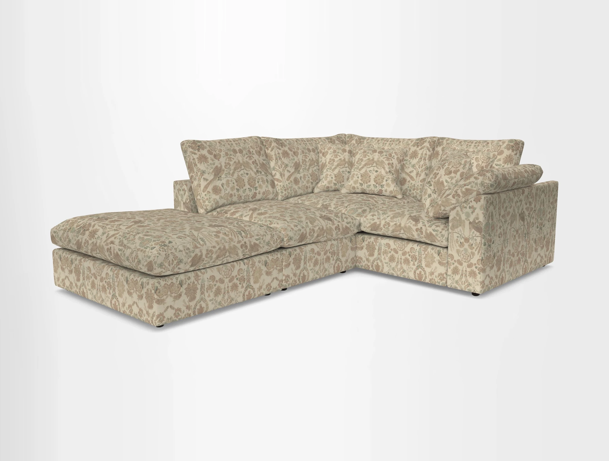Big Softie Sloped Arm Small Corner Group RHF in Sahara Chalk