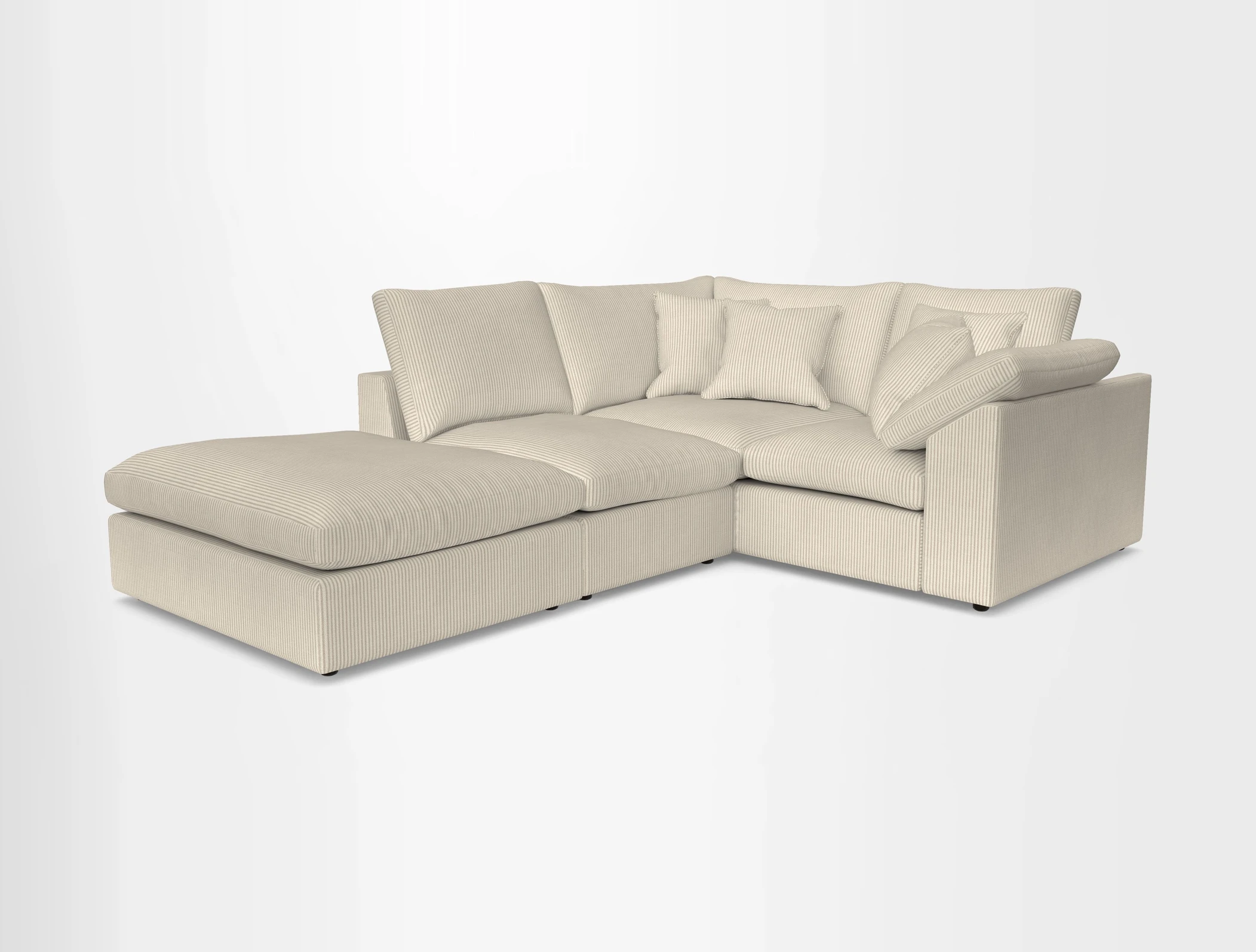 Big Softie Sloped Arm Small Corner Group RHF in Sahara Chalk