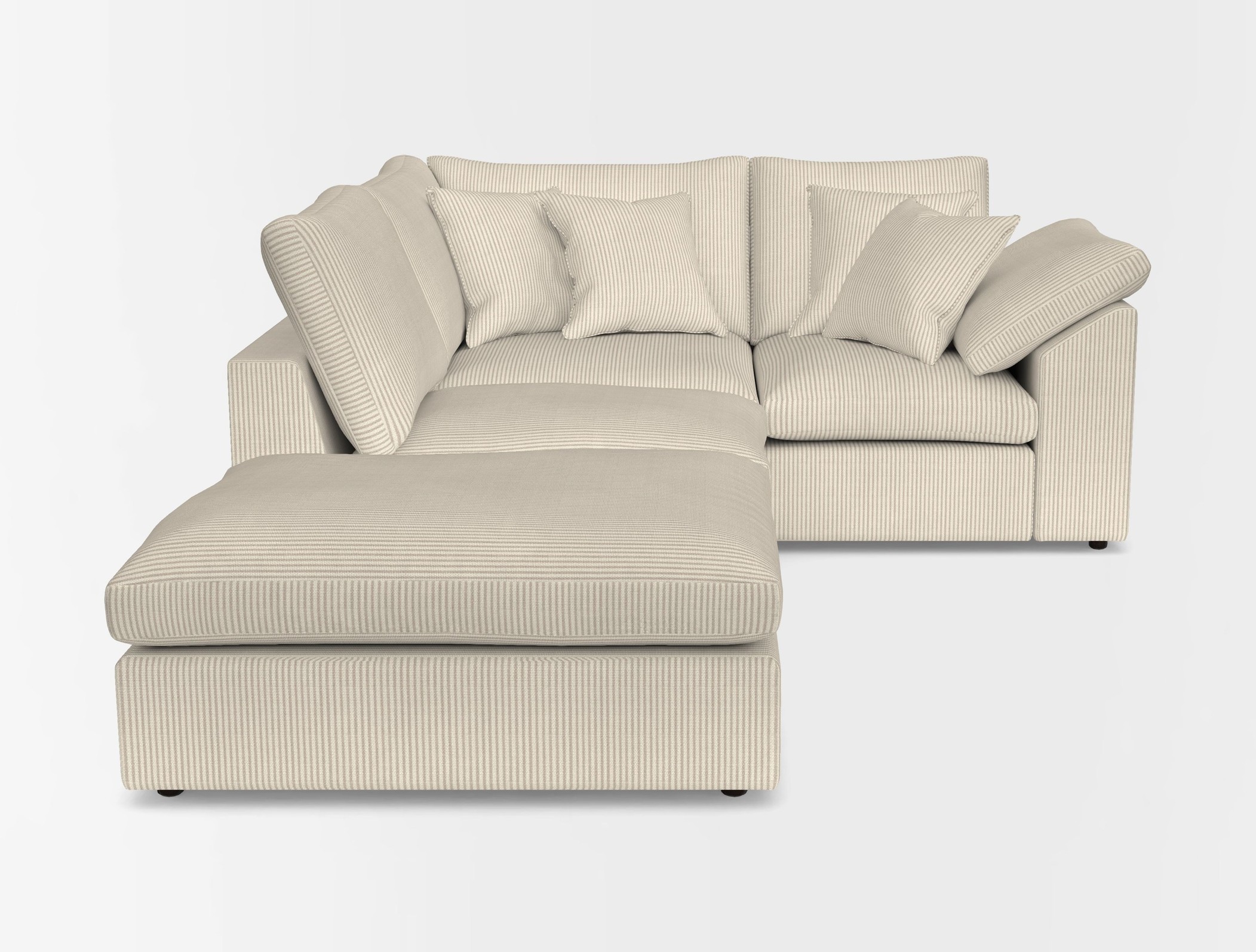 Big softie sloped arm front