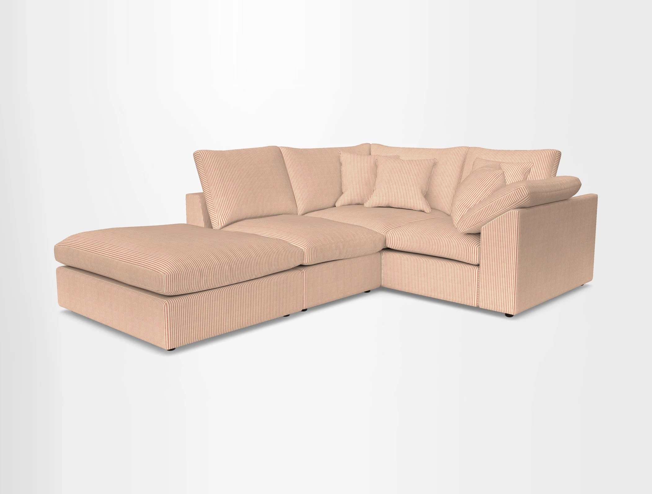 Big Softie Sloped Arm Small Corner Group RHF in Sahara Chalk