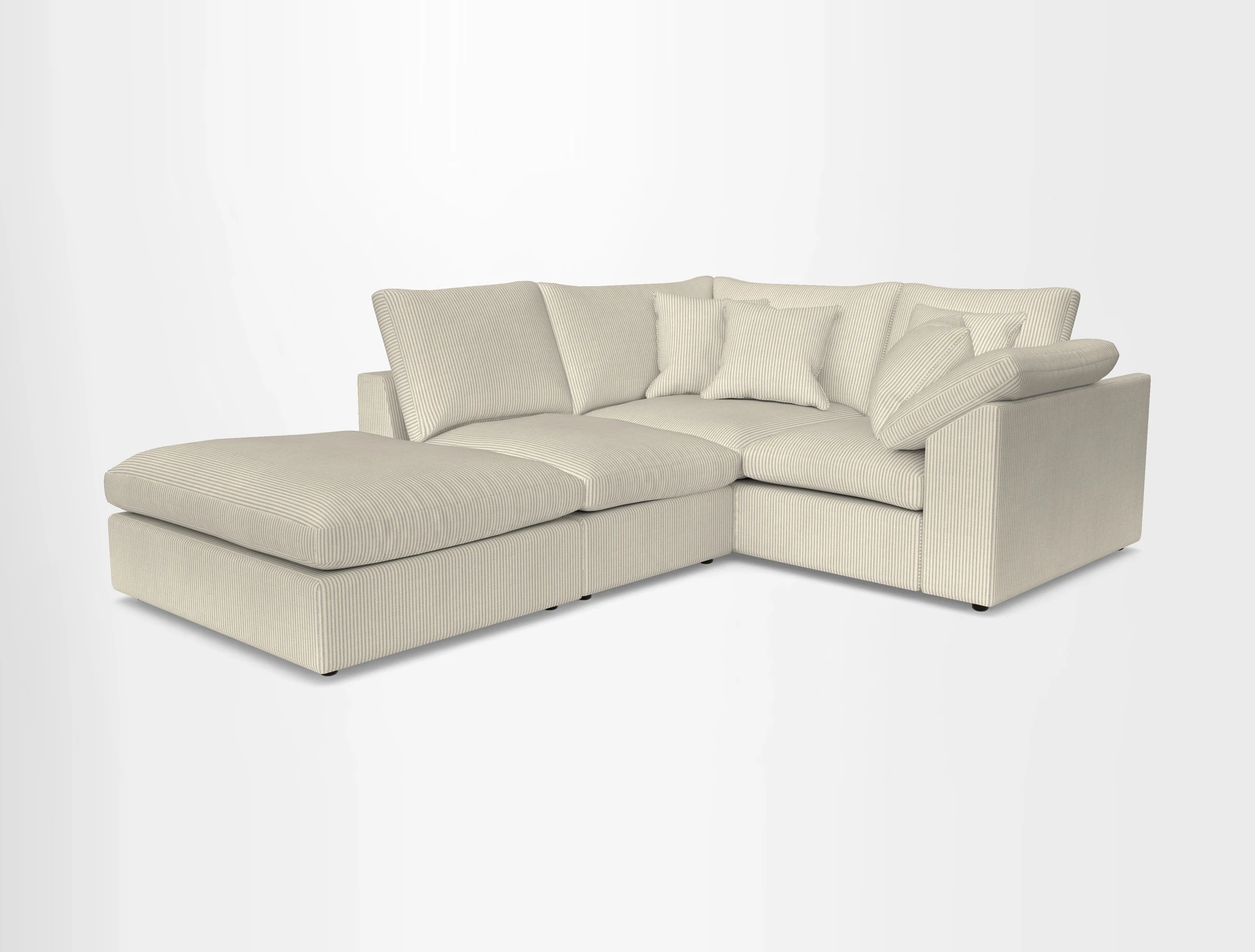 Big Softie Sloped Arm Small Corner Group RHF in Sahara Chalk