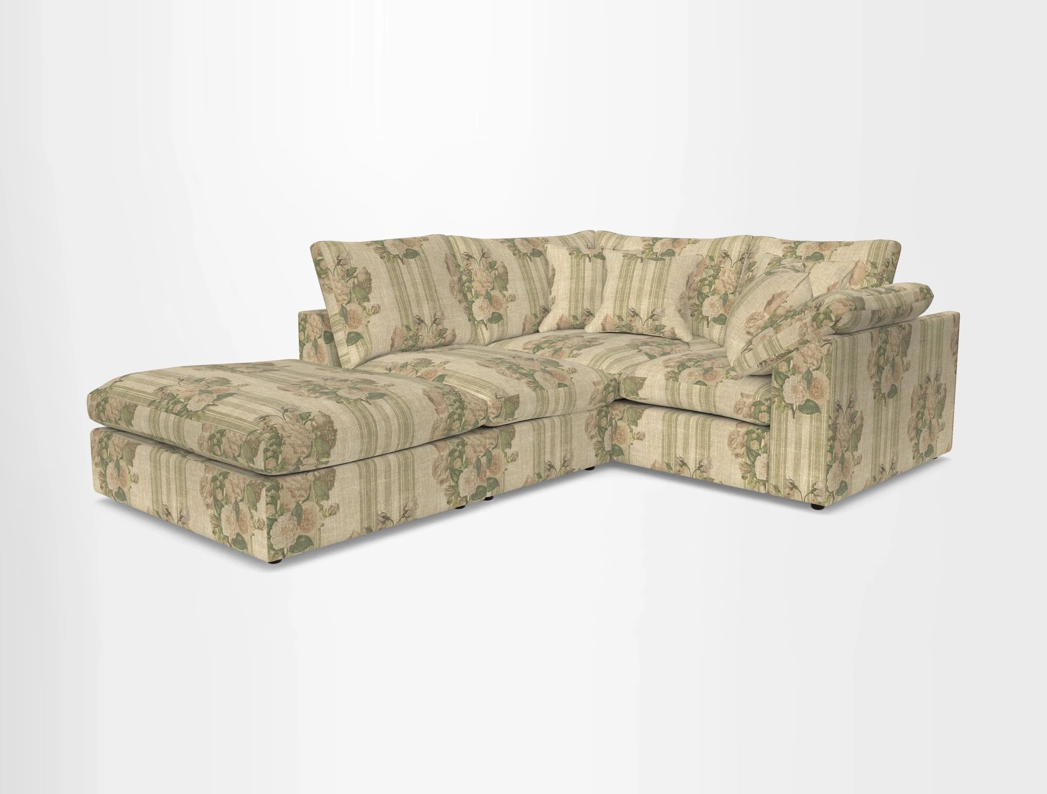 Big Softie Sloped Arm Small Corner Group RHF in Sahara Chalk