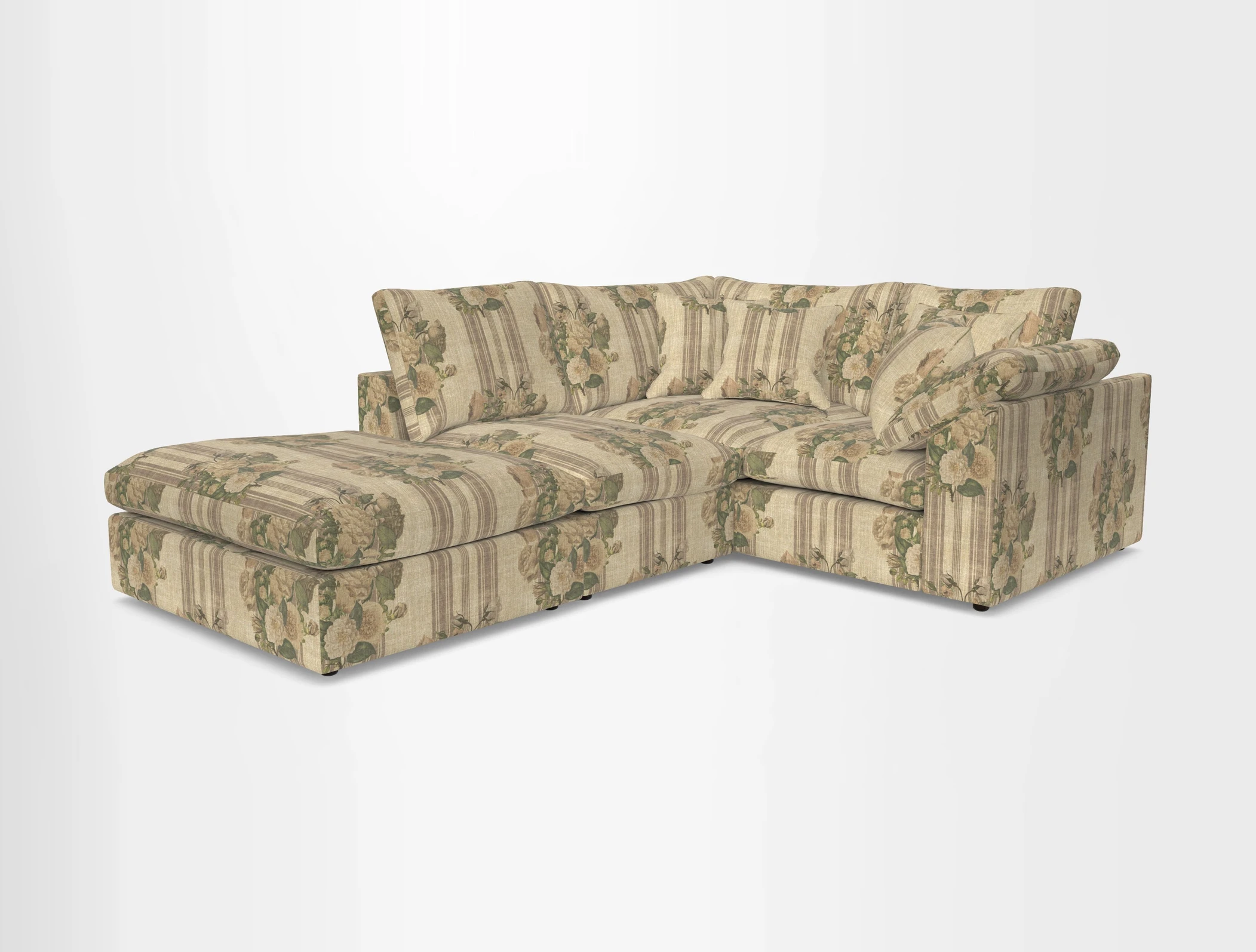 Big Softie Sloped Arm Small Corner Group RHF in Sahara Chalk