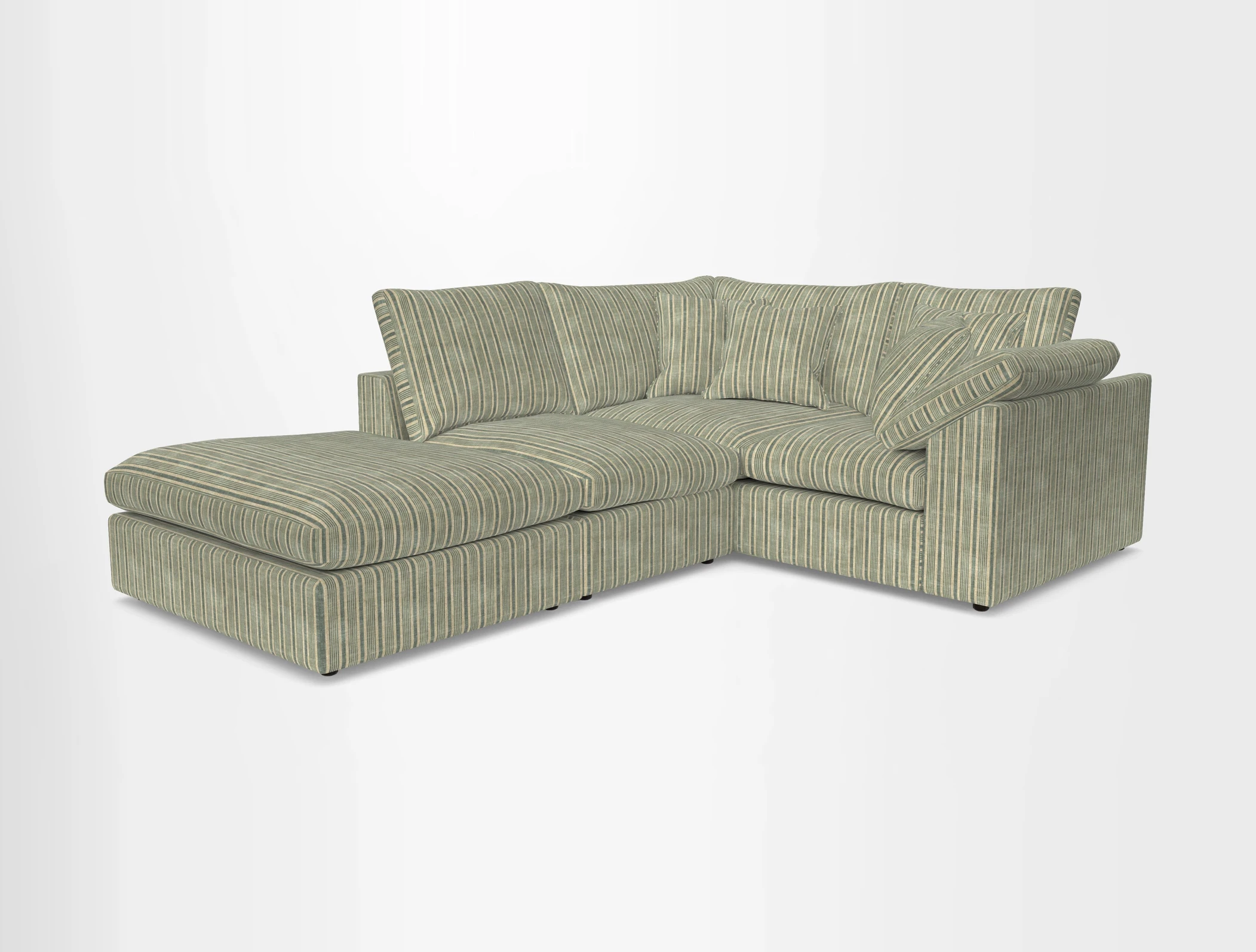 Big Softie Sloped Arm Small Corner Group RHF in Sahara Chalk