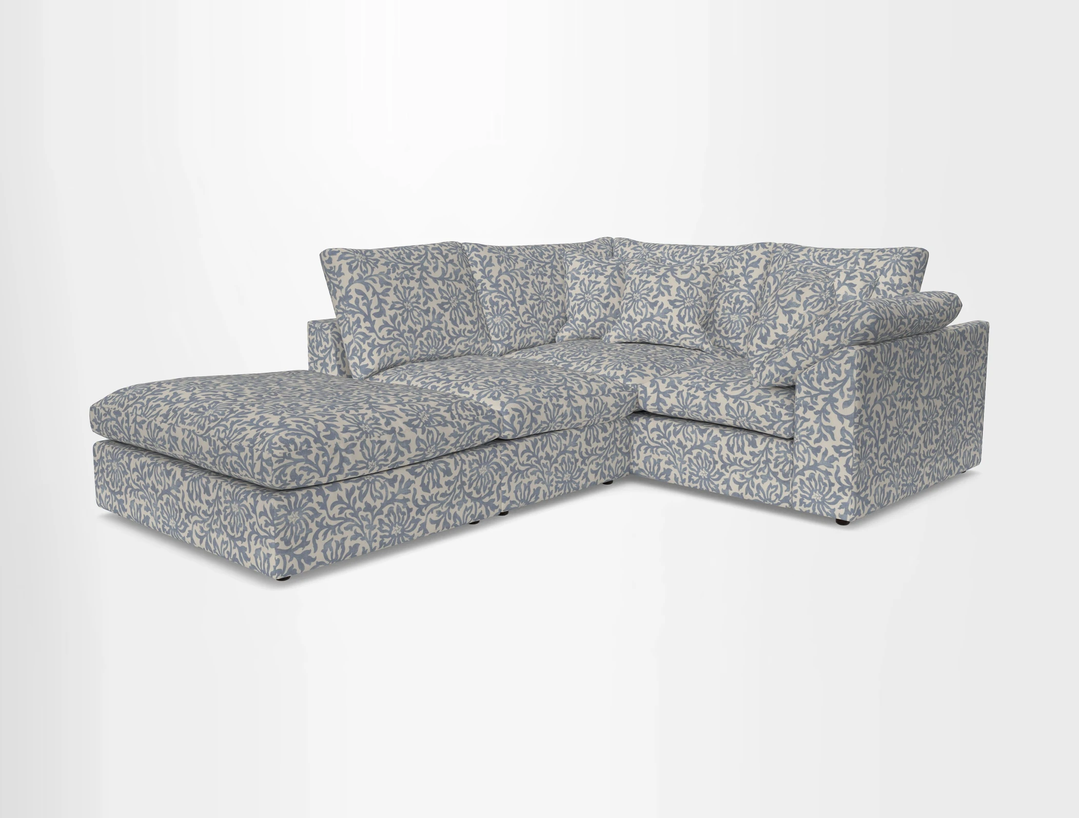 Big Softie Sloped Arm Small Corner Group RHF in Sahara Chalk