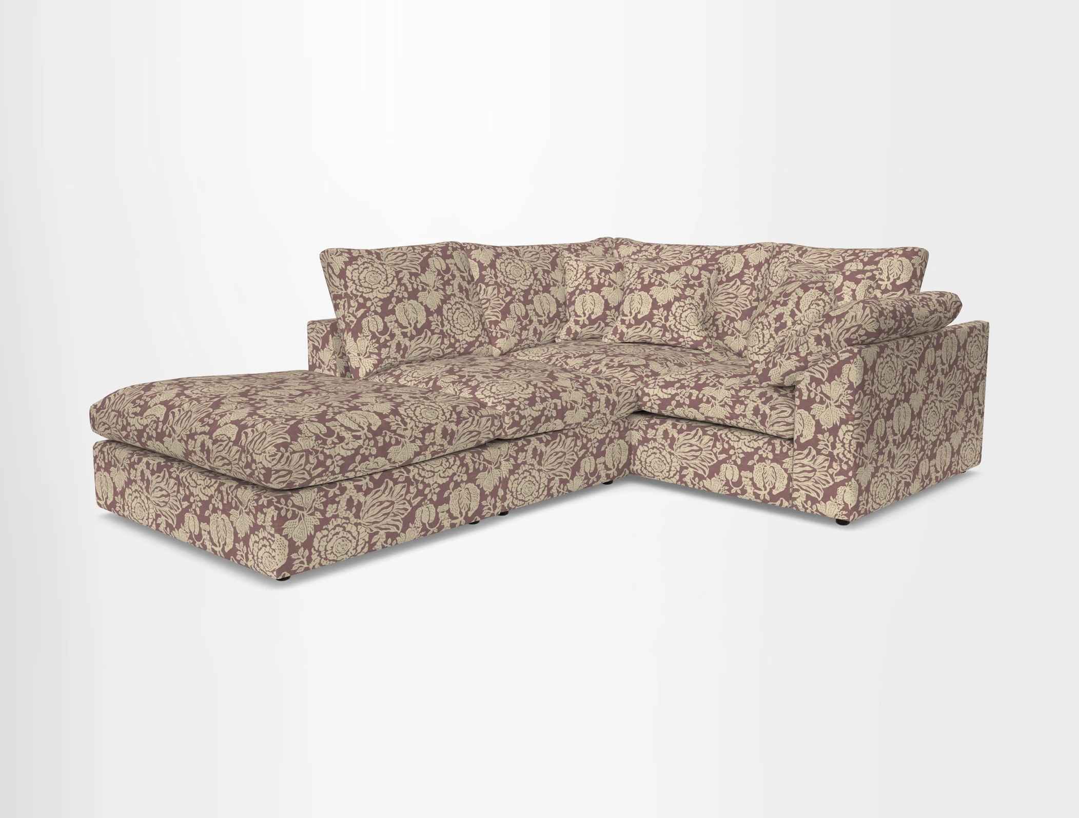 Big Softie Sloped Arm Small Corner Group RHF in Sahara Chalk