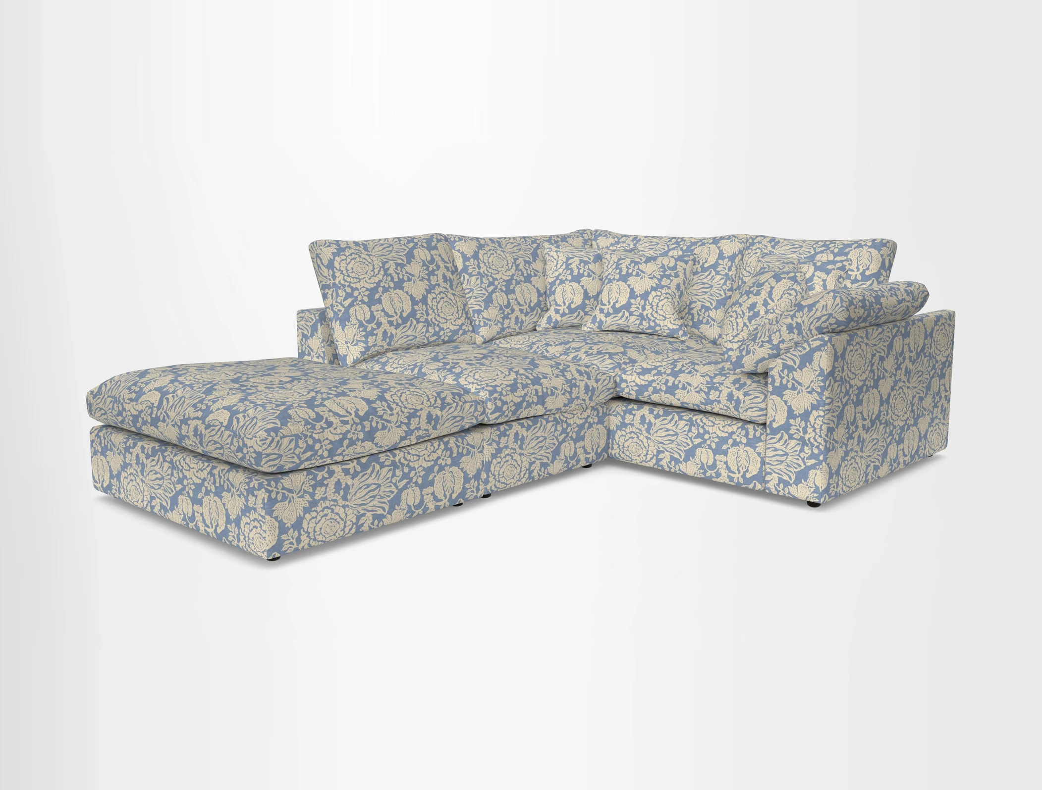 Big Softie Sloped Arm Small Corner Group RHF in Sahara Chalk