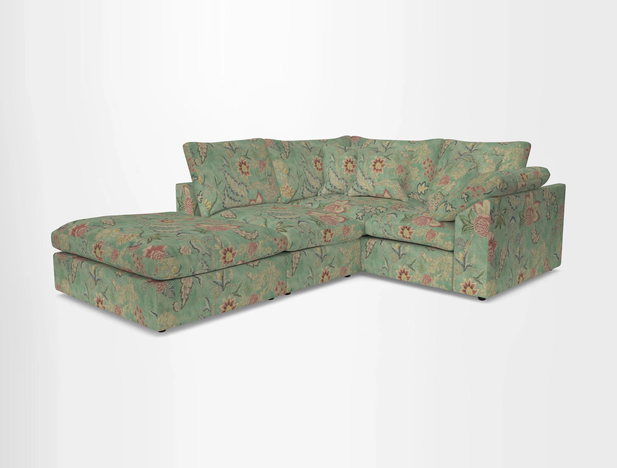 Big Softie Sloped Arm Small Corner Group RHF in Sahara Chalk