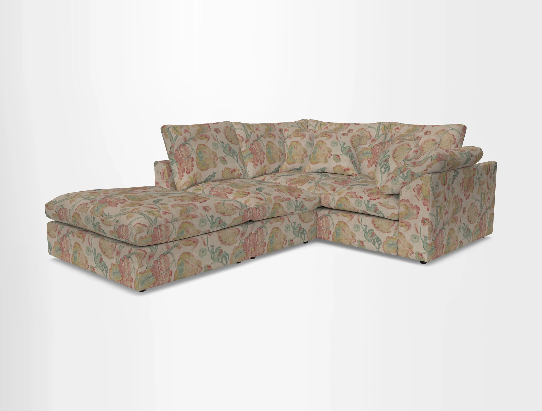 Big Softie Sloped Arm Small Corner Group RHF in Sahara Chalk