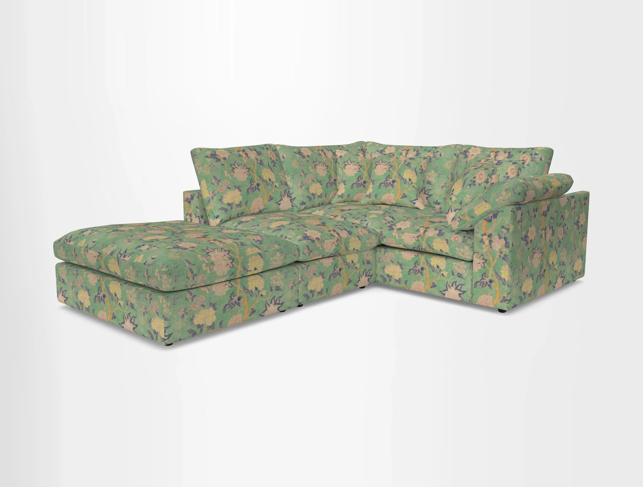Big Softie Sloped Arm Small Corner Group RHF in Sahara Chalk