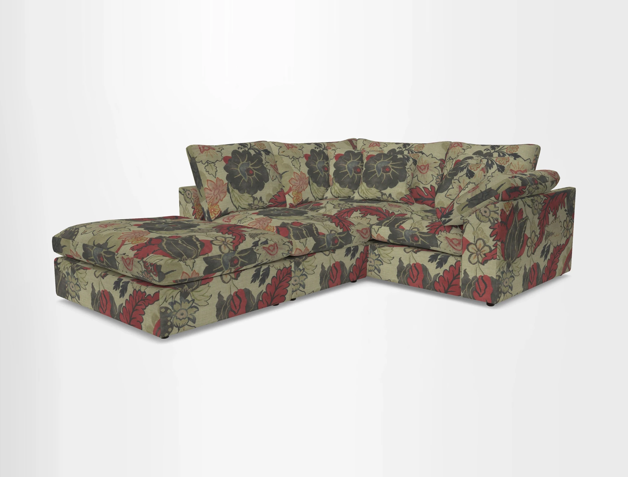 Big Softie Sloped Arm Small Corner Group RHF in Sahara Chalk