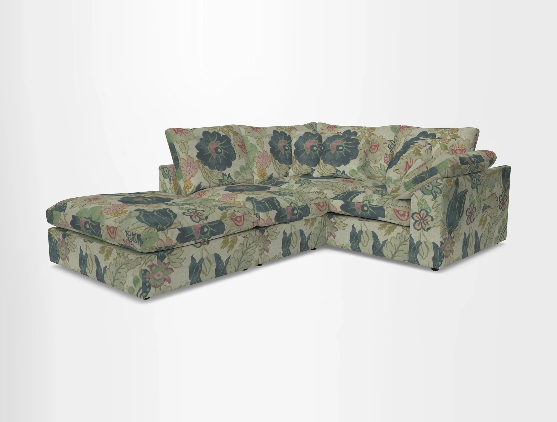 Big Softie Sloped Arm Small Corner Group RHF in Sahara Chalk