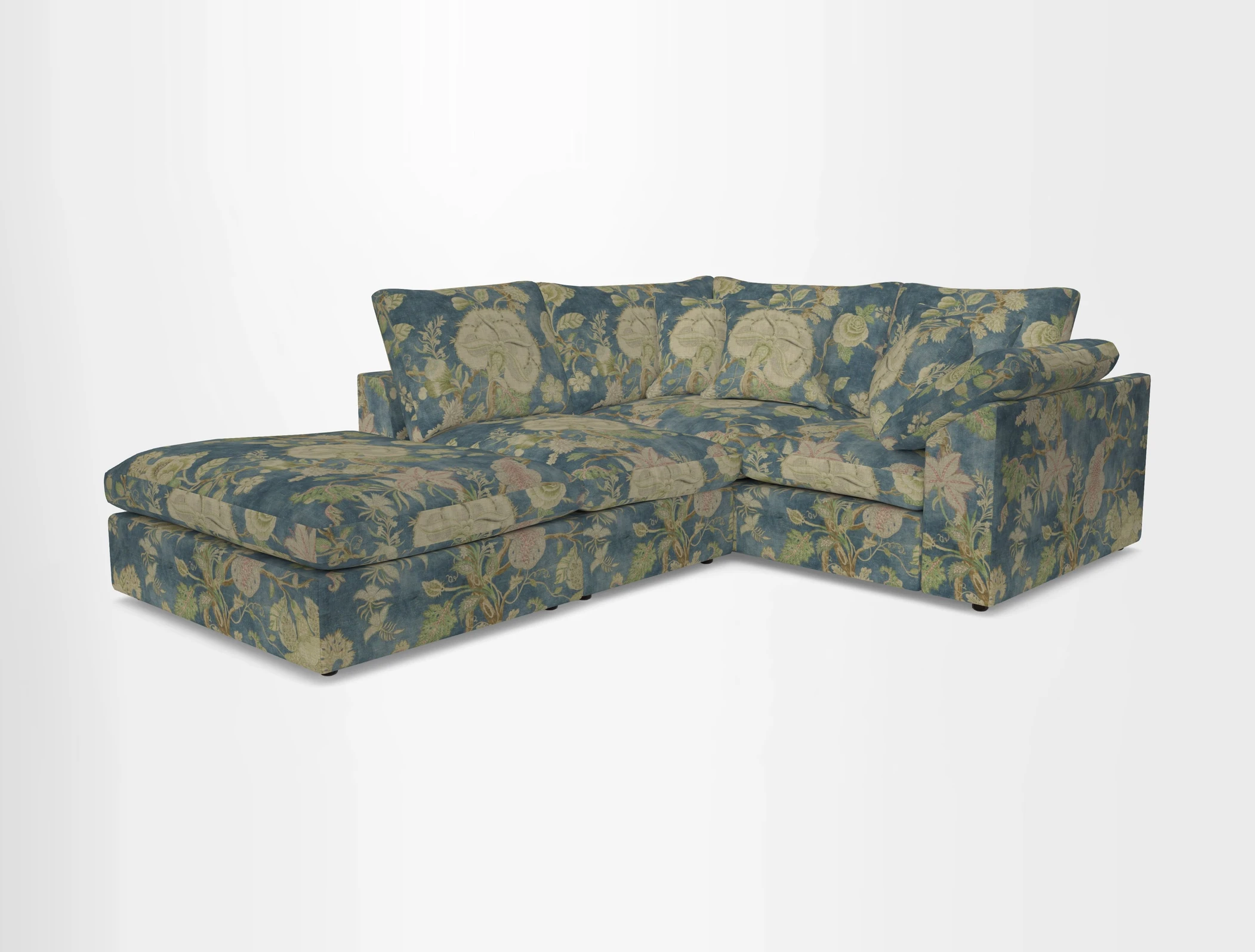 Big Softie Sloped Arm Small Corner Group RHF in Sahara Chalk