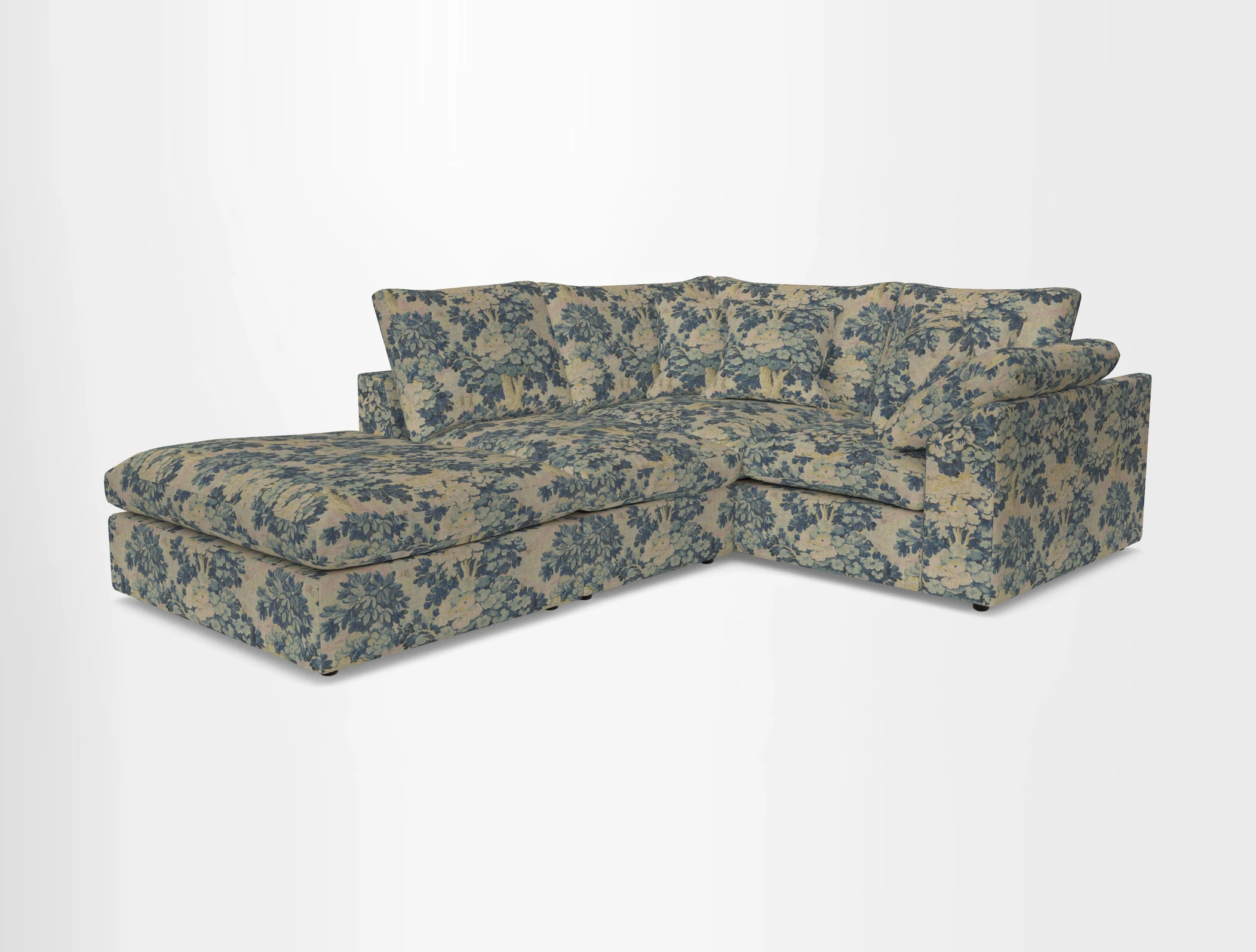 Big Softie Sloped Arm Small Corner Group RHF in Sahara Chalk