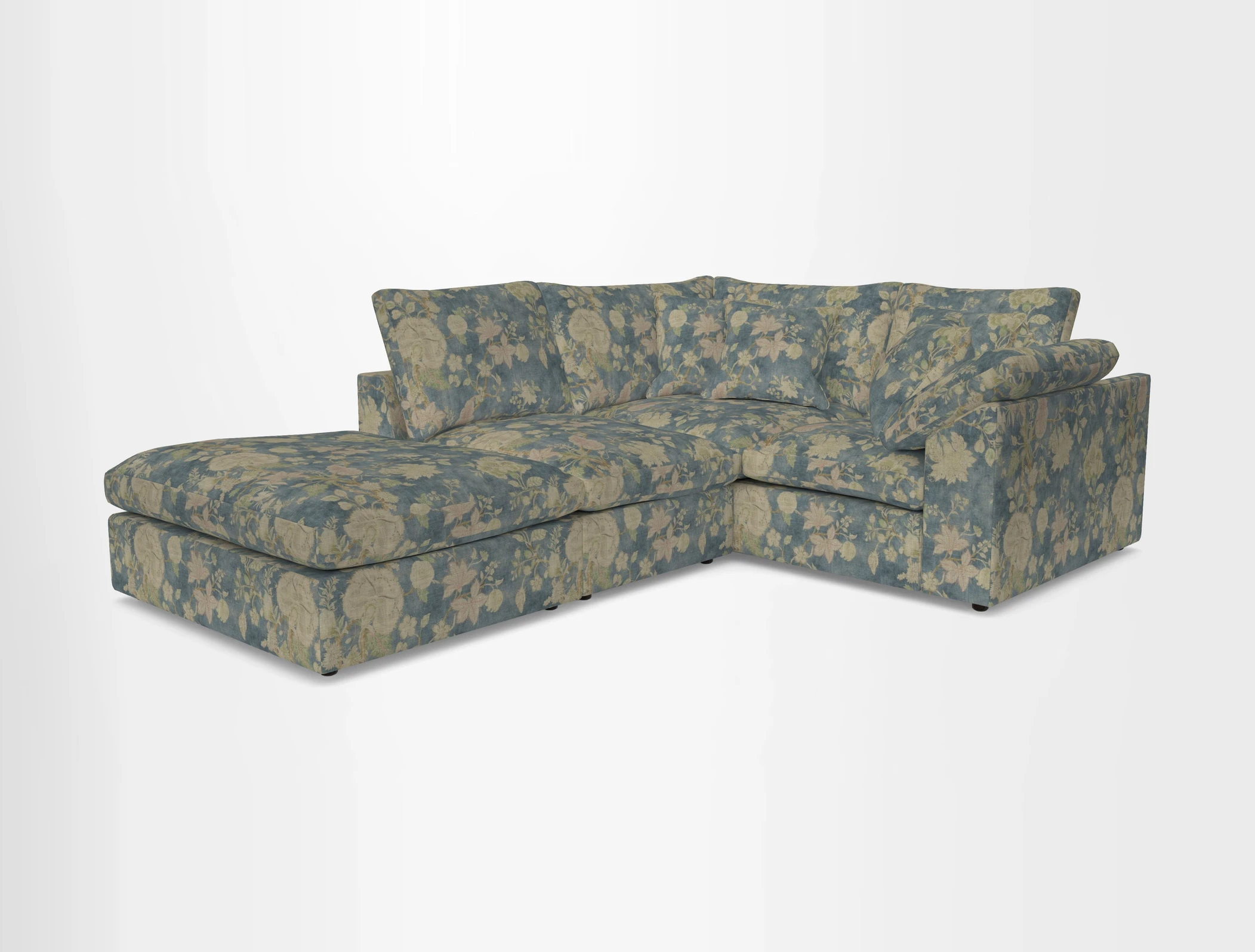 Big Softie Sloped Arm Small Corner Group RHF in Sahara Chalk