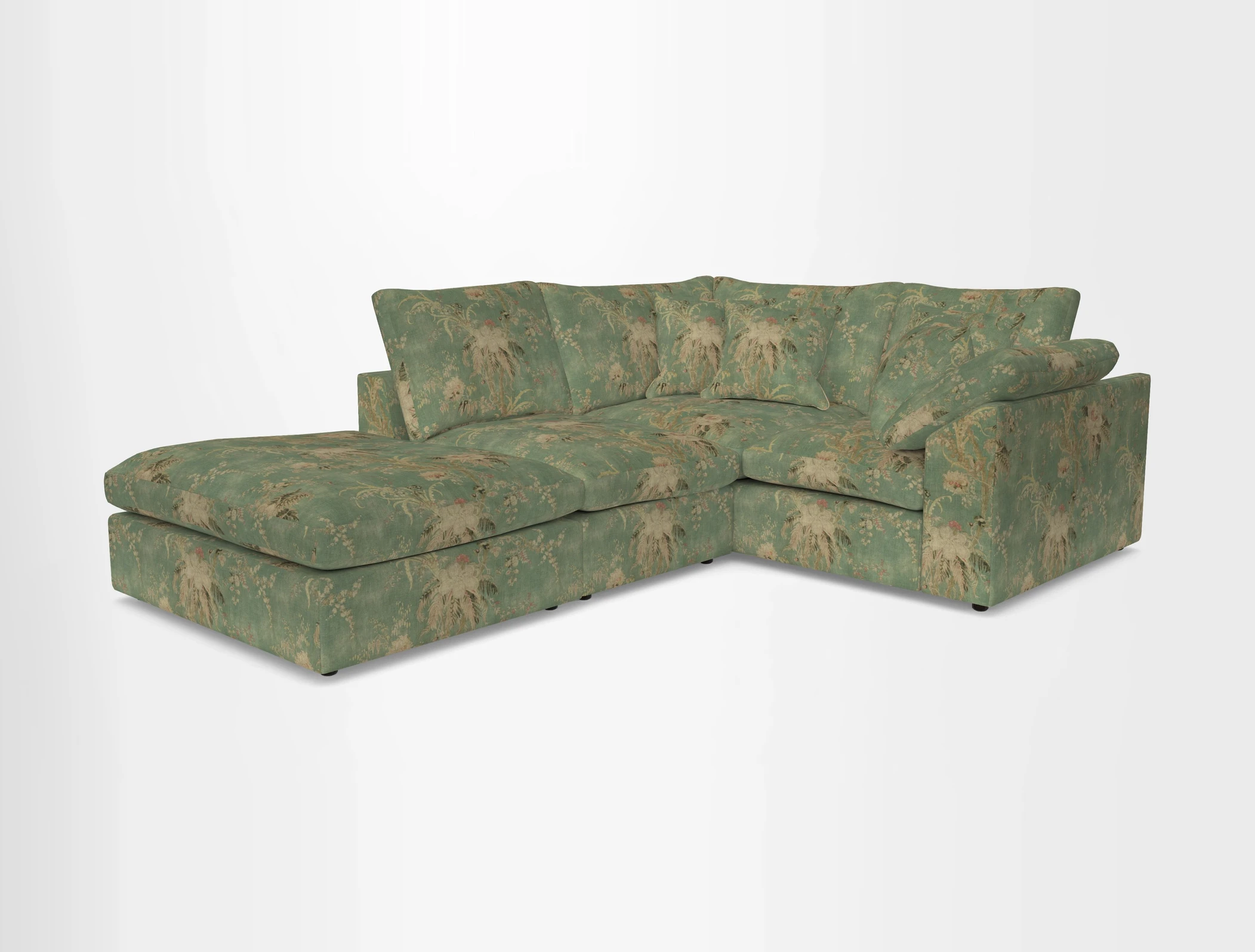 Big Softie Sloped Arm Small Corner Group RHF in Sahara Chalk