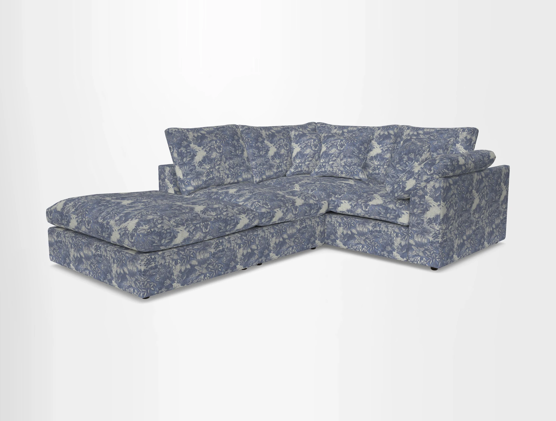 Big Softie Sloped Arm Small Corner Group RHF in Sahara Chalk