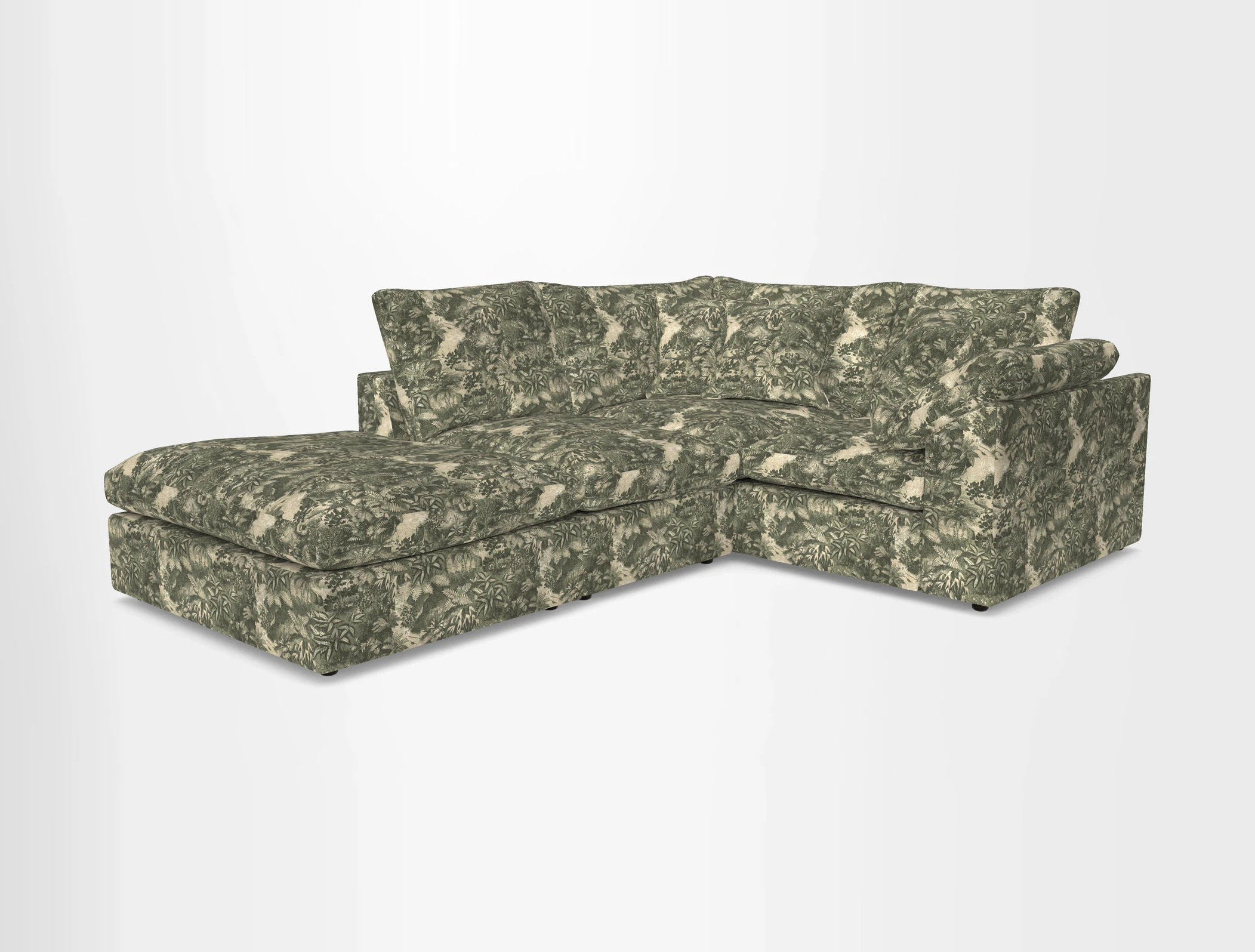 Big Softie Sloped Arm Small Corner Group RHF in Sahara Chalk