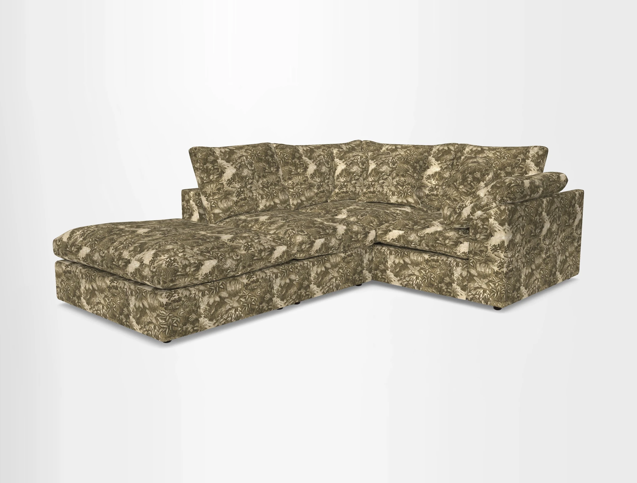 Big Softie Sloped Arm Small Corner Group RHF in Sahara Chalk