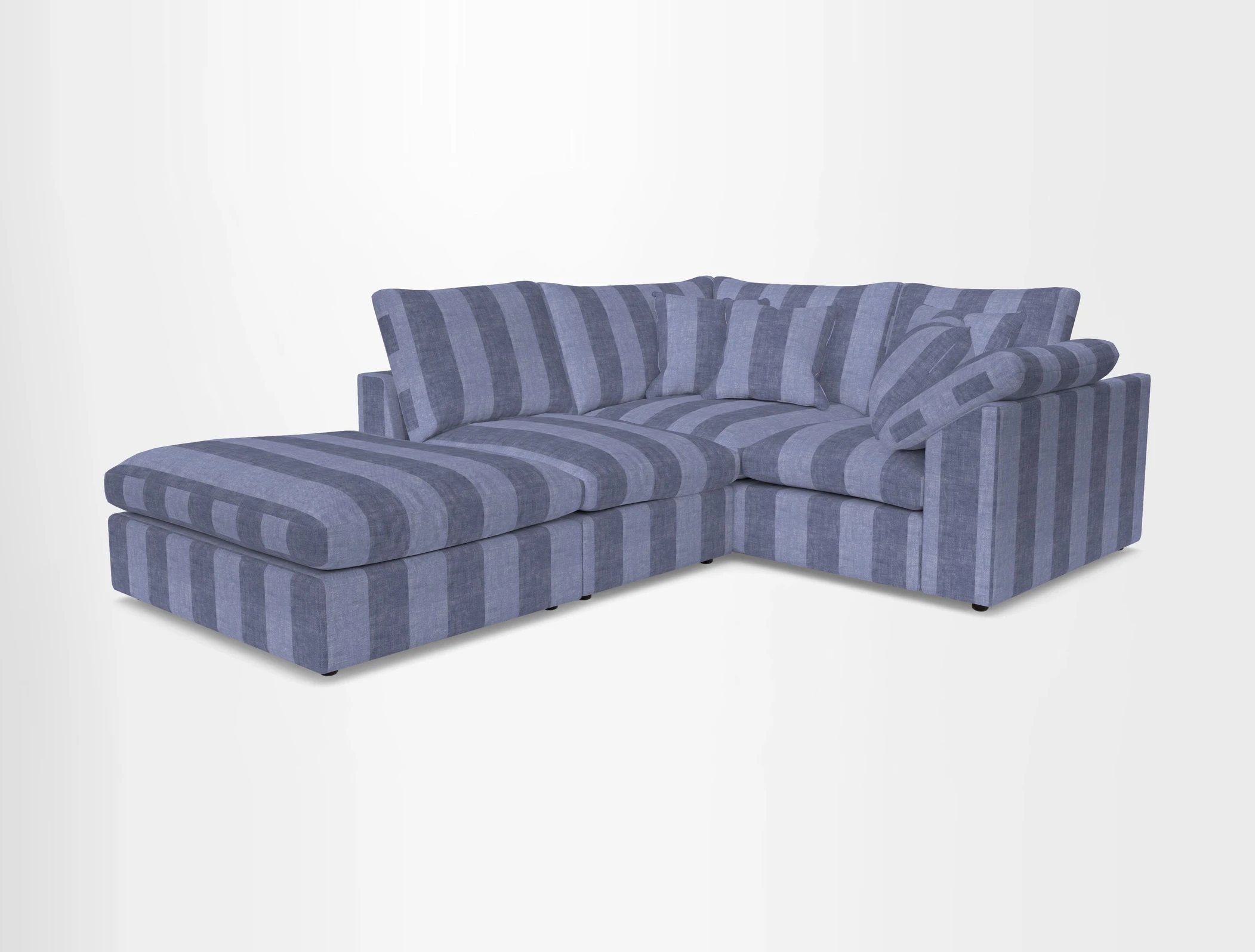 Big Softie Sloped Arm Small Corner Group RHF in Sahara Chalk