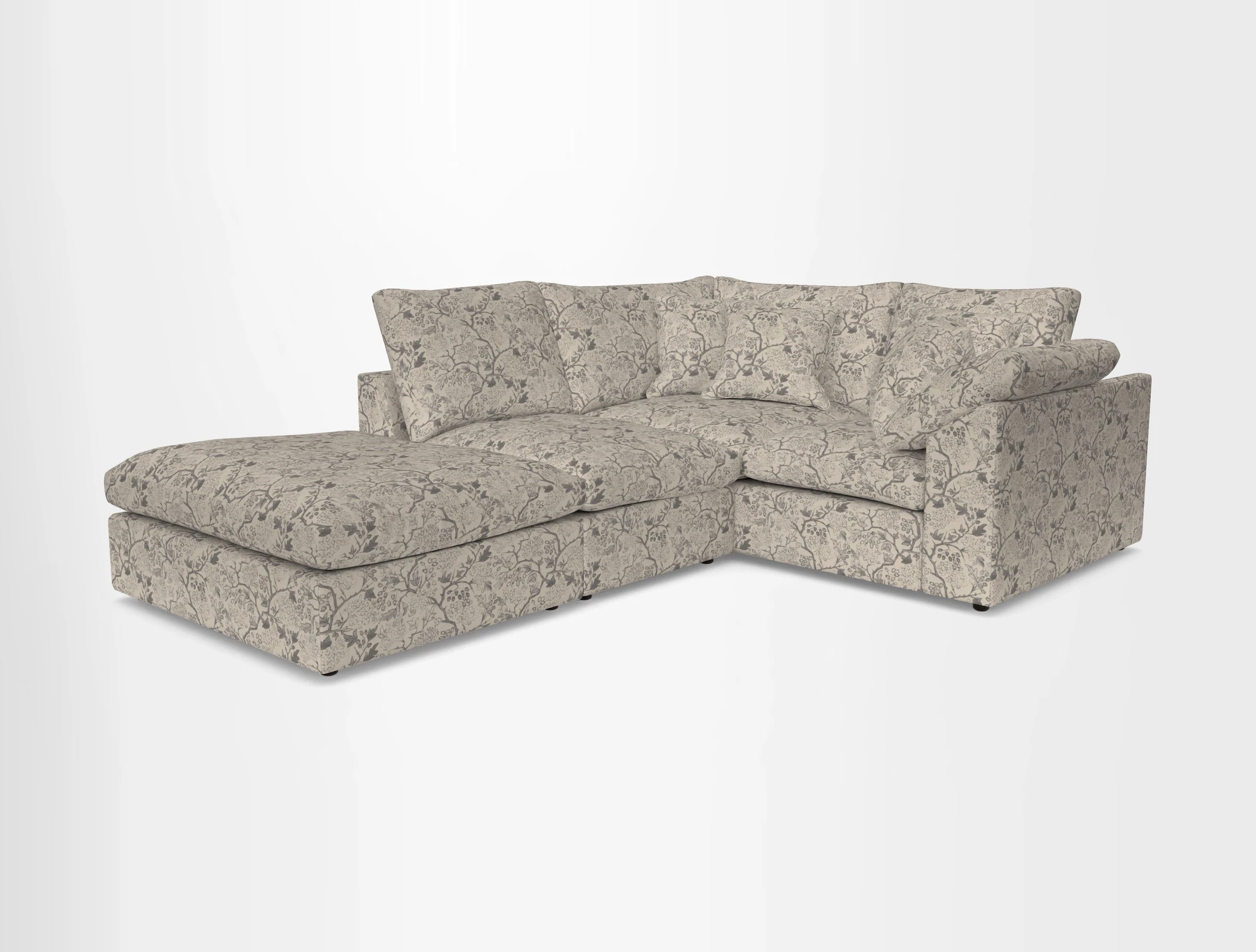 Big Softie Sloped Arm Small Corner Group RHF in Sahara Chalk