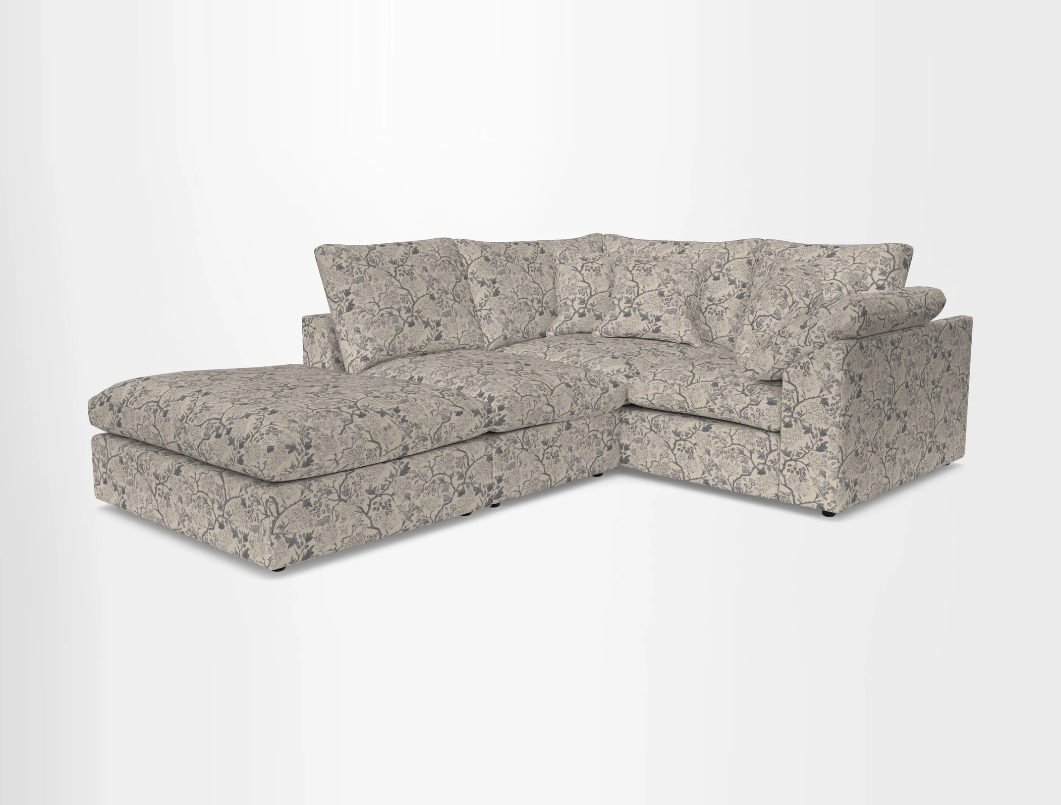 Big Softie Sloped Arm Small Corner Group RHF in Sahara Chalk