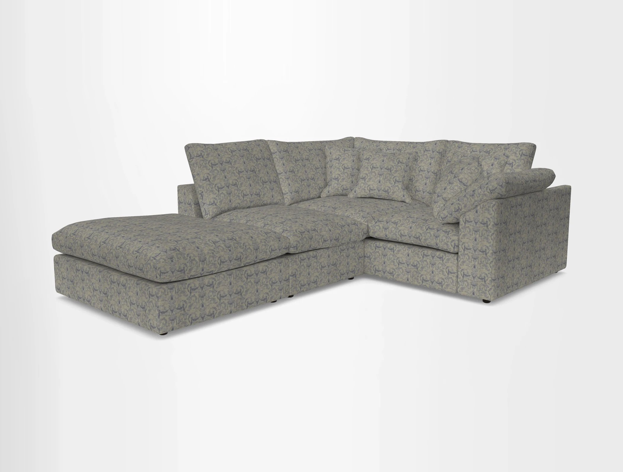 Big Softie Sloped Arm Small Corner Group RHF in Sahara Chalk